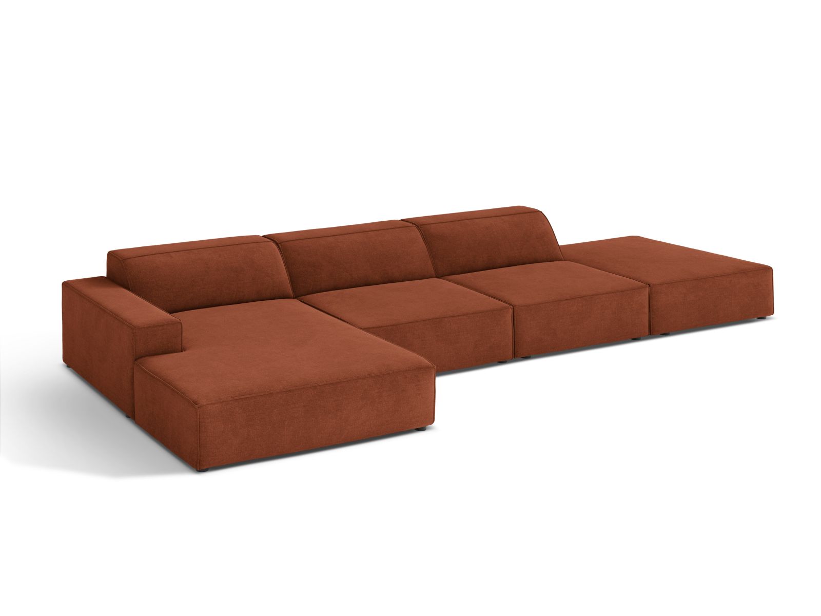 Modular Left Corner Sofa, "Jodie", 5 Seats, 341x162x77