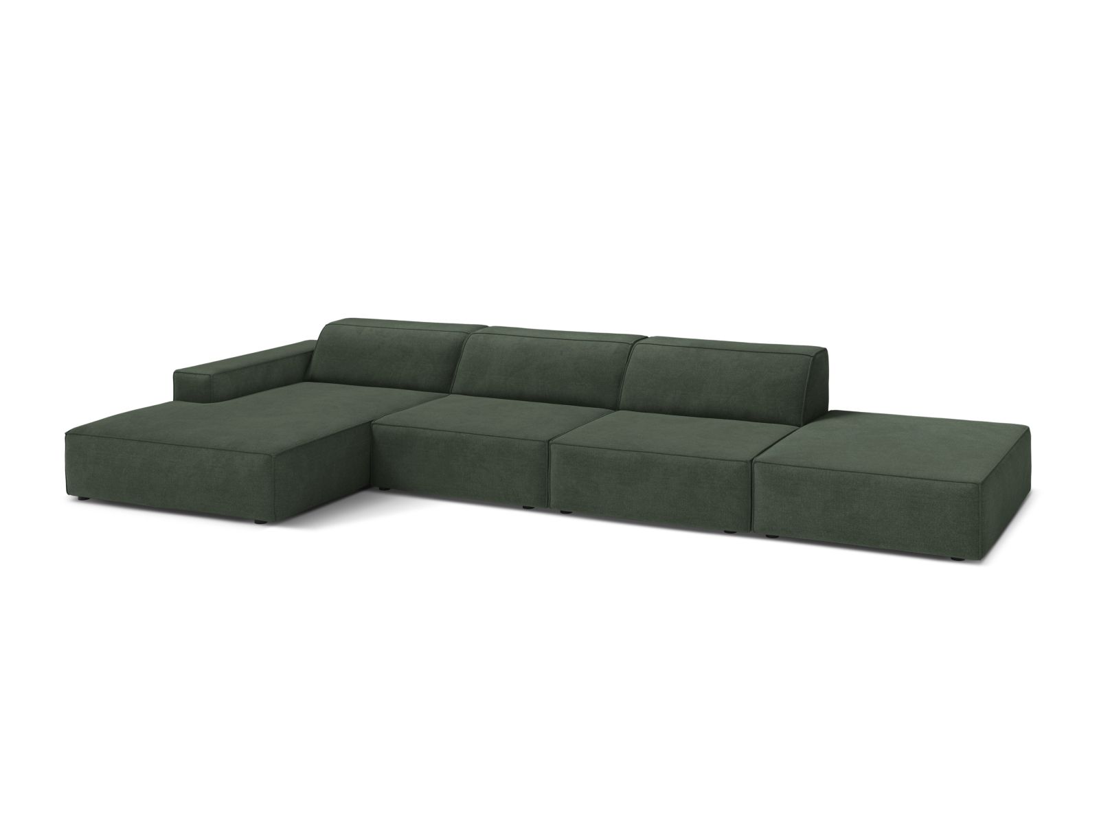 Modular Left Corner Sofa, "Jodie", 5 Seats, 341x162x77