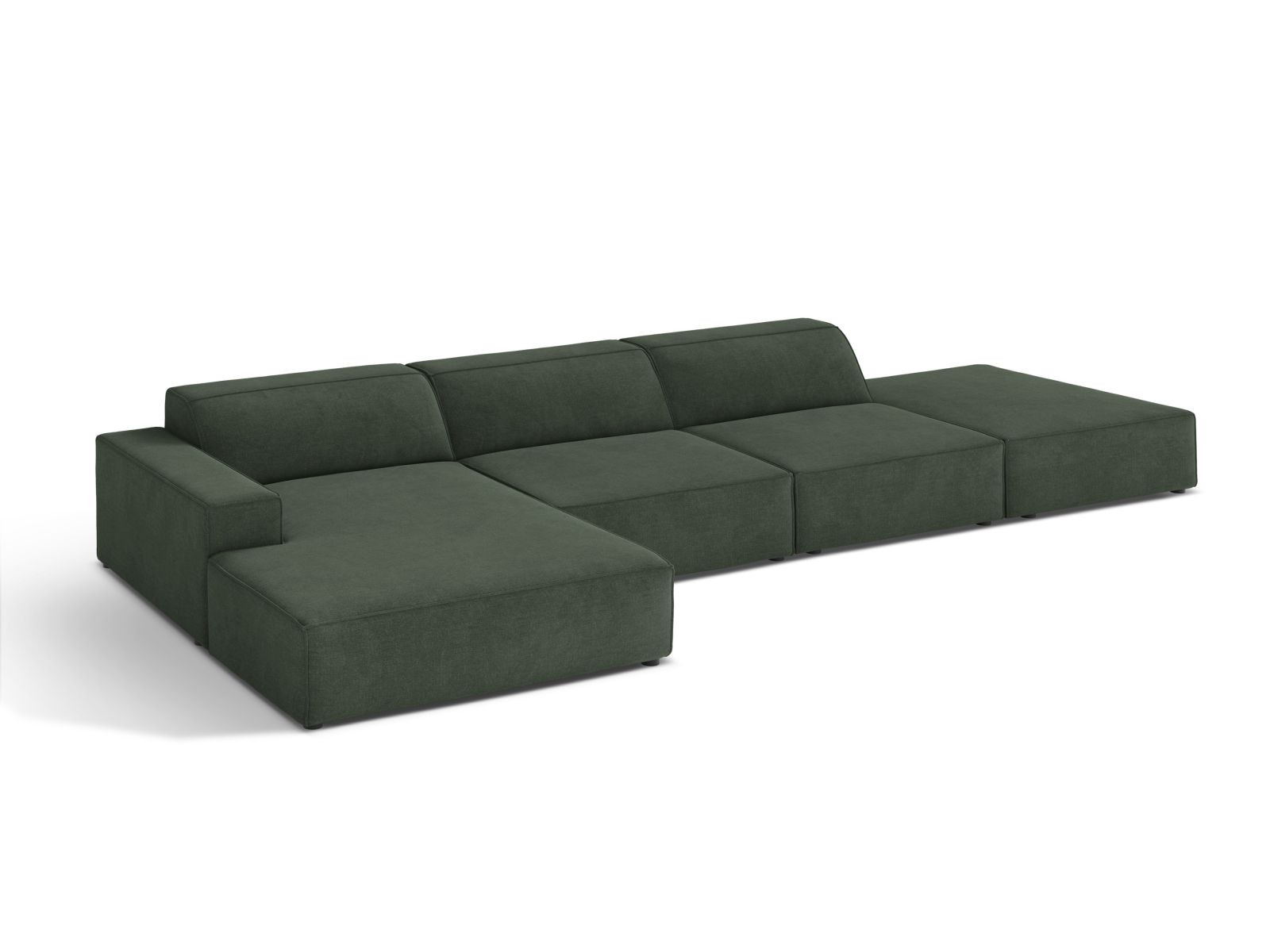 Modular Left Corner Sofa, "Jodie", 5 Seats, 341x162x77