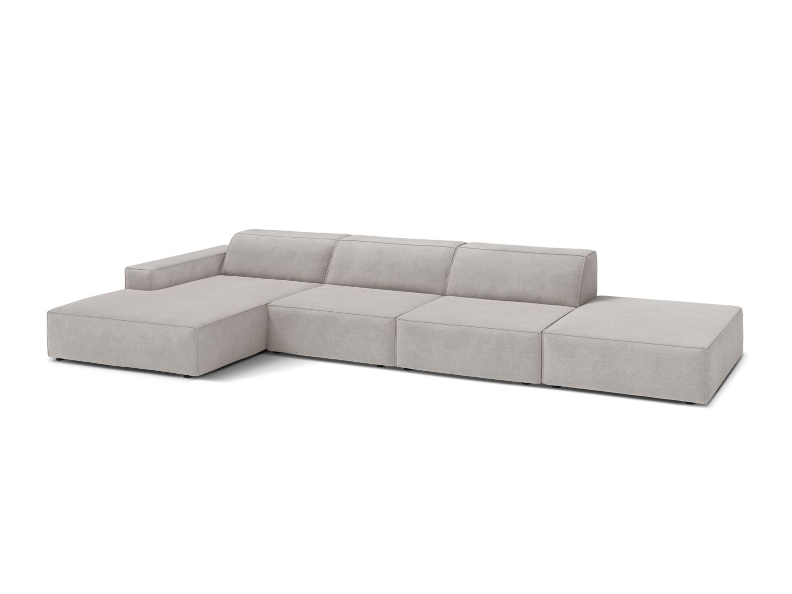 Modular Left Corner Sofa, "Jodie", 5 Seats, 341x162x77
