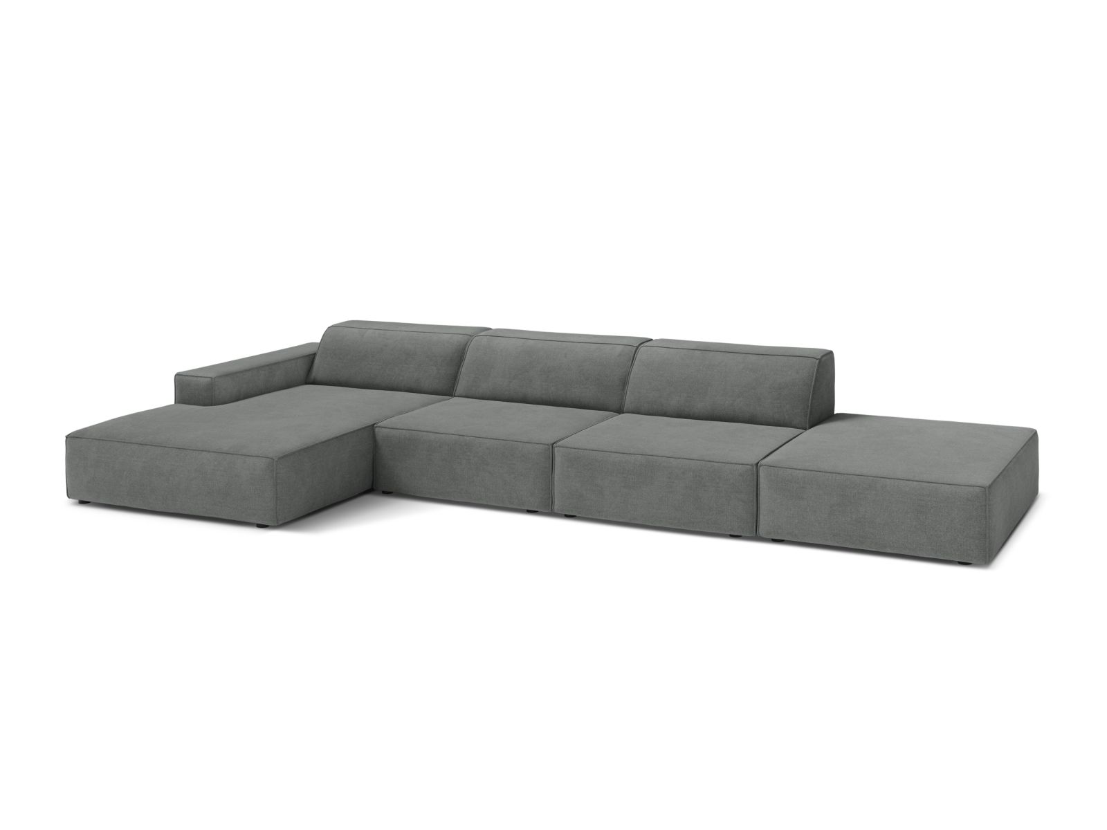 Modular Left Corner Sofa, "Jodie", 5 Seats, 341x162x77