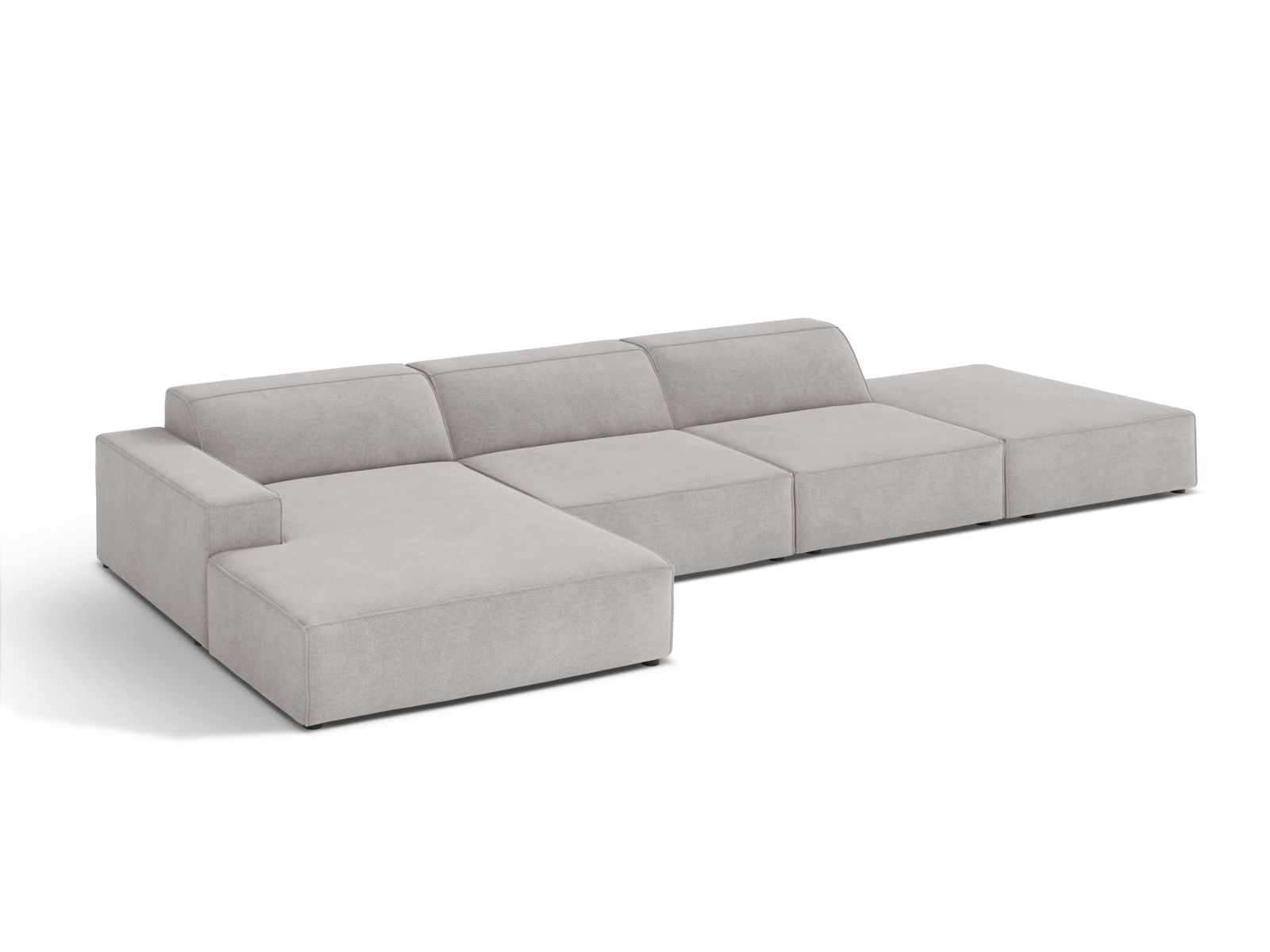 Modular Left Corner Sofa, "Jodie", 5 Seats, 341x162x77