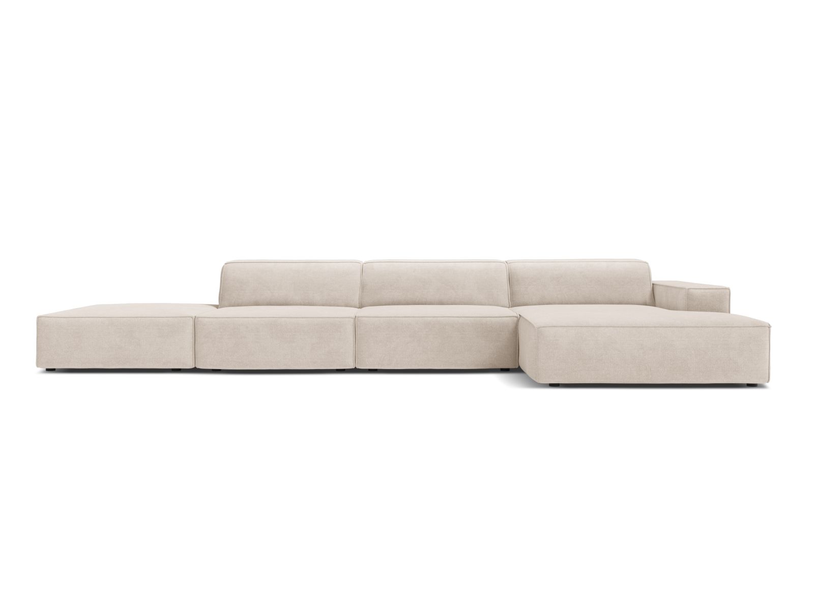 Modular Right Corner Sofa, "Jodie", 5 Seats, 341x162x77