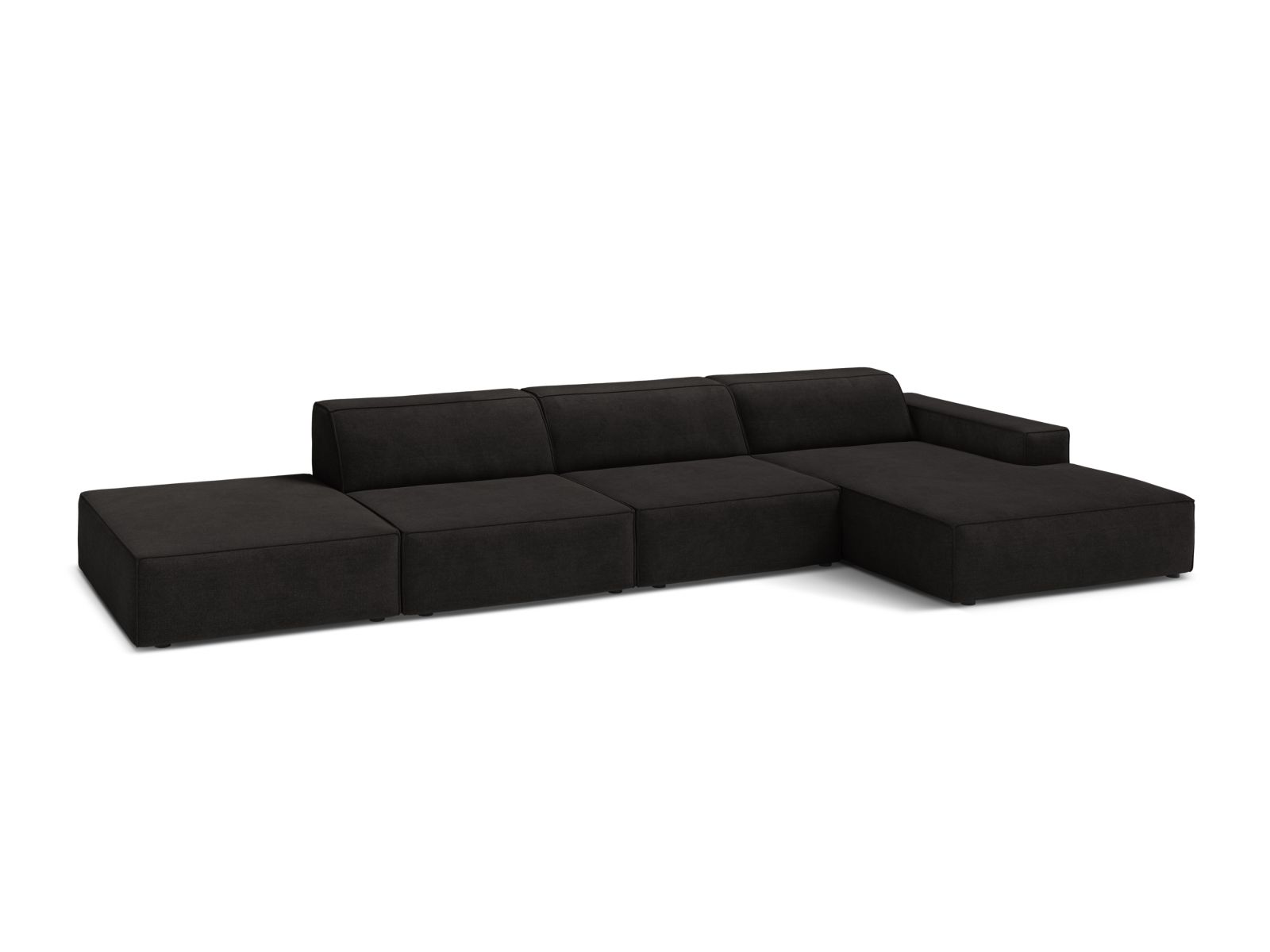 Modular Right Corner Sofa, "Jodie", 5 Seats, 341x162x77
