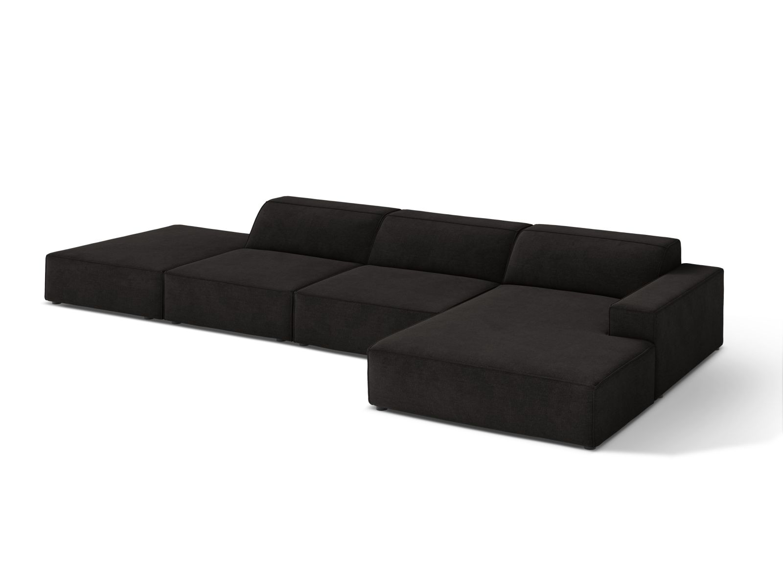 Modular Right Corner Sofa, "Jodie", 5 Seats, 341x162x77