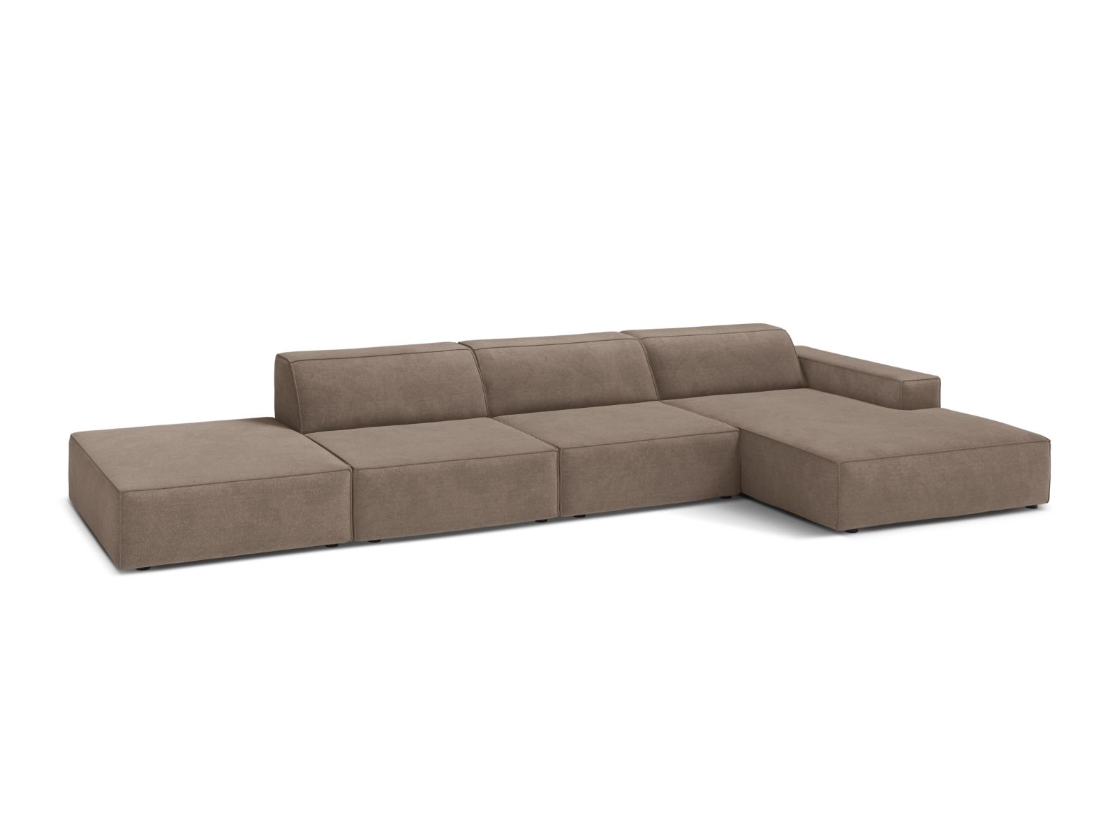 Modular Right Corner Sofa, "Jodie", 5 Seats, 341x162x77
