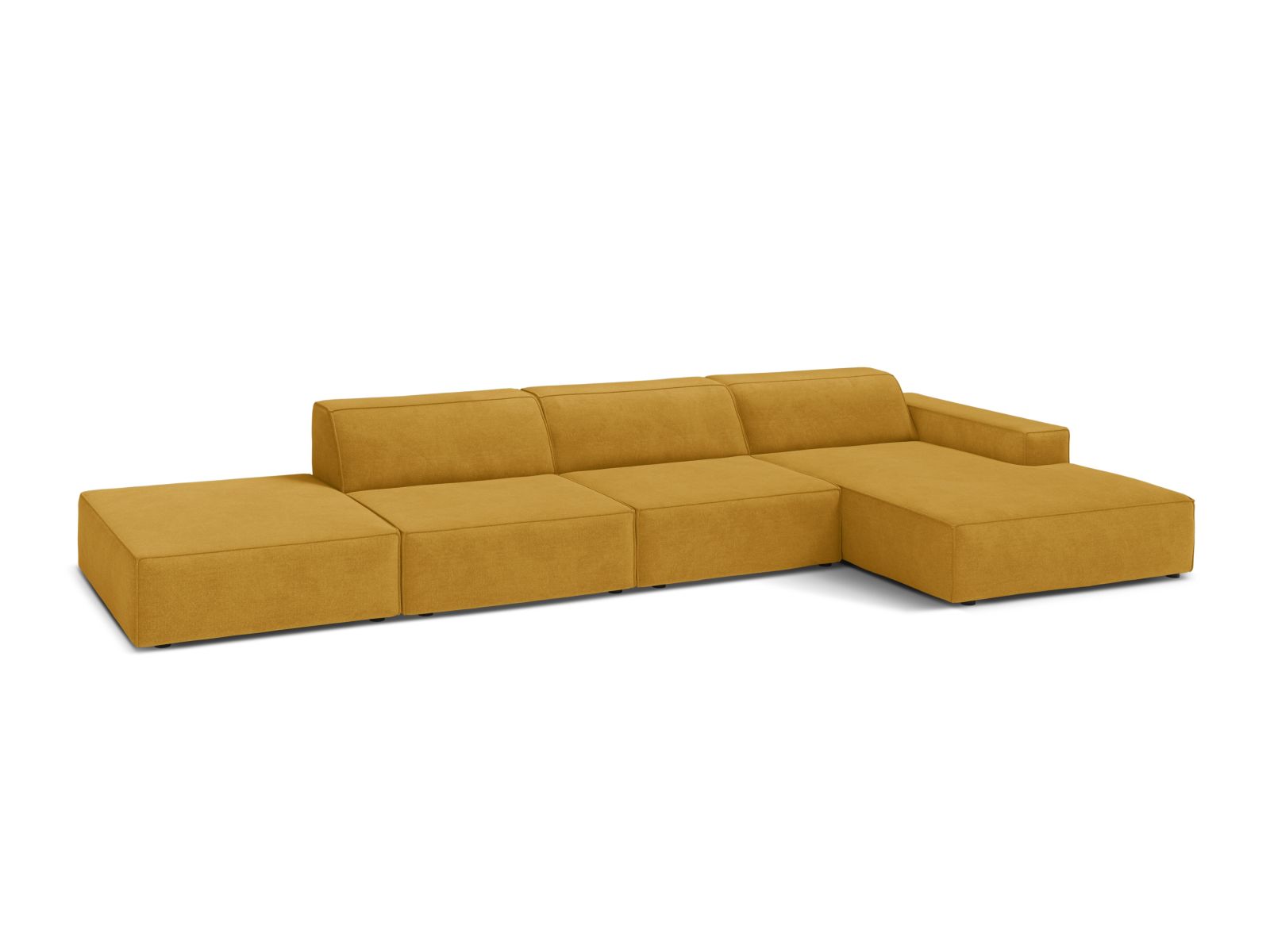 Modular Right Corner Sofa, "Jodie", 5 Seats, 341x162x77