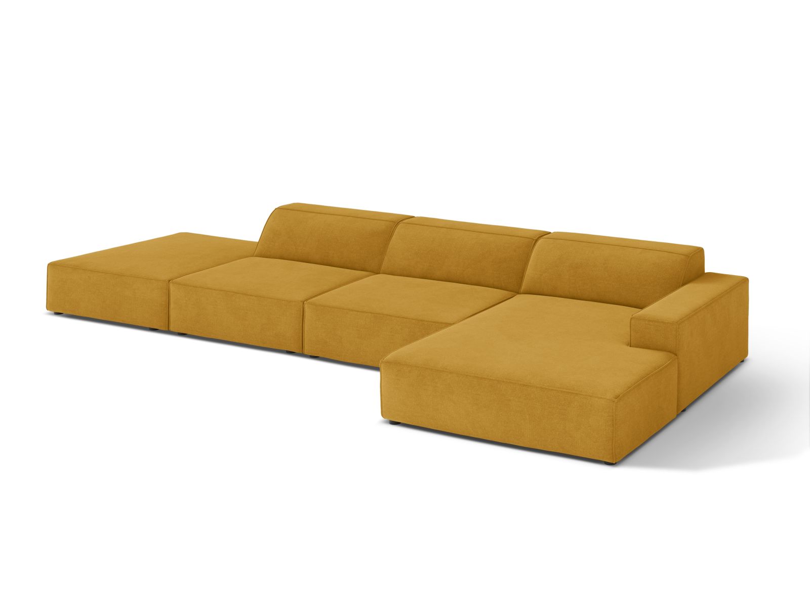 Modular Right Corner Sofa, "Jodie", 5 Seats, 341x162x77