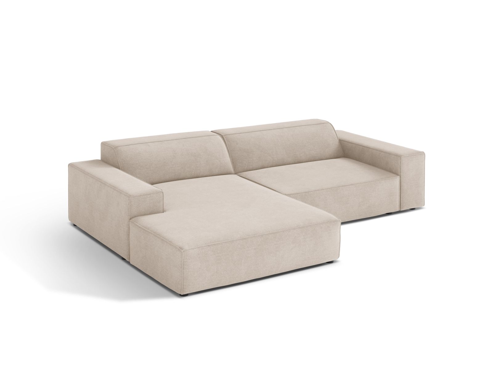 Modular Left Corner Sofa, "Jodie", 3 Seats, 224x162x77