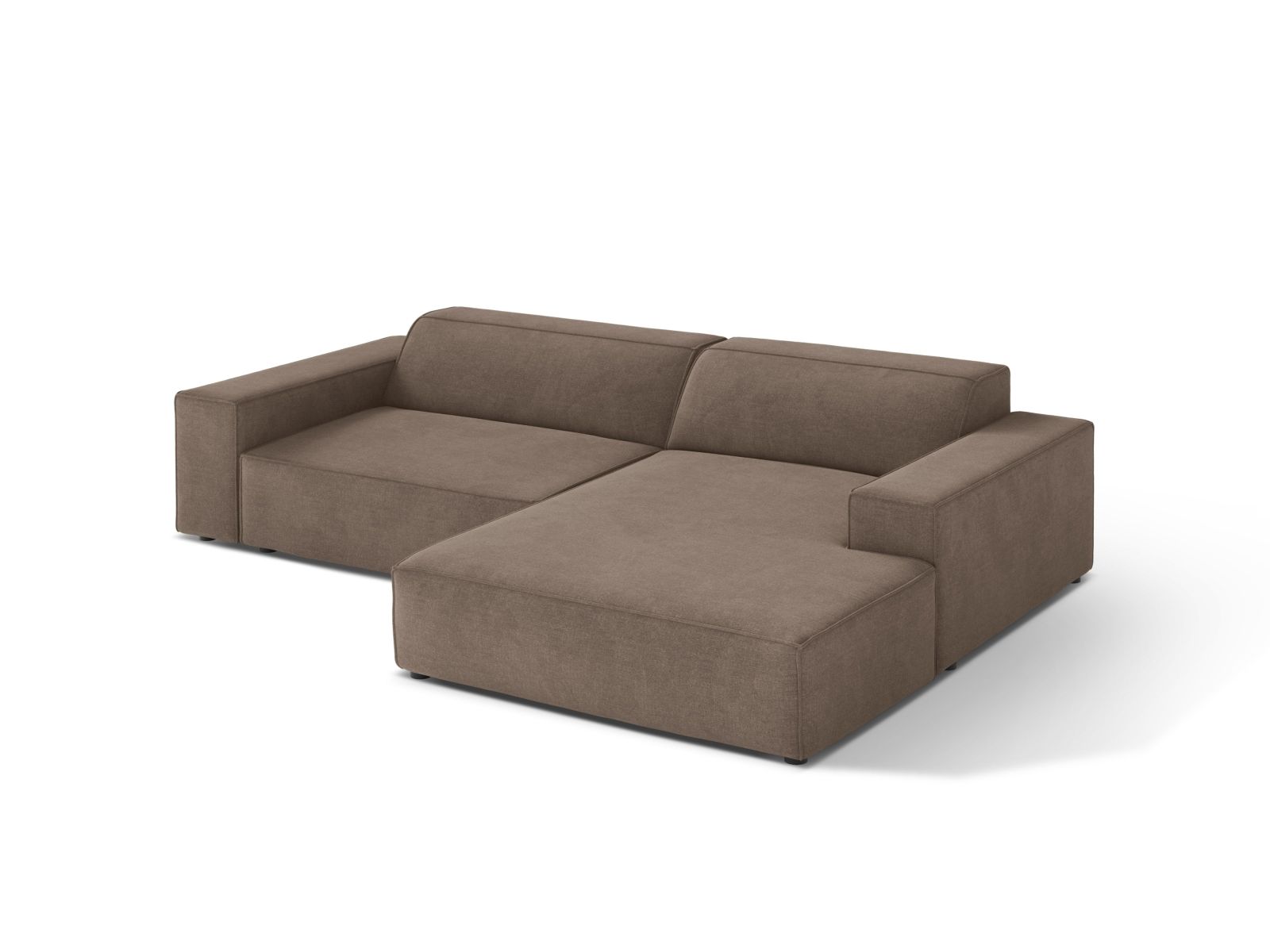 Modular Right Corner Sofa, "Jodie", 3 Seats, 224x162x77