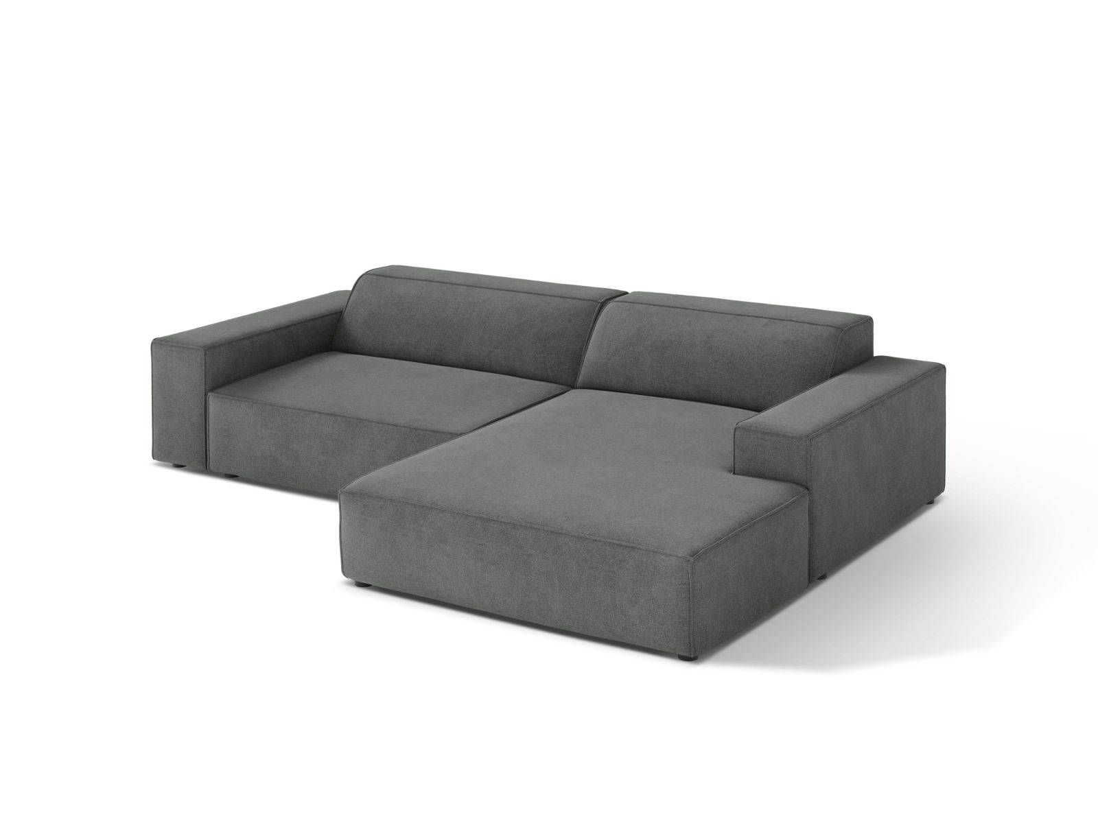Modular Right Corner Sofa, "Jodie", 3 Seats, 224x162x77