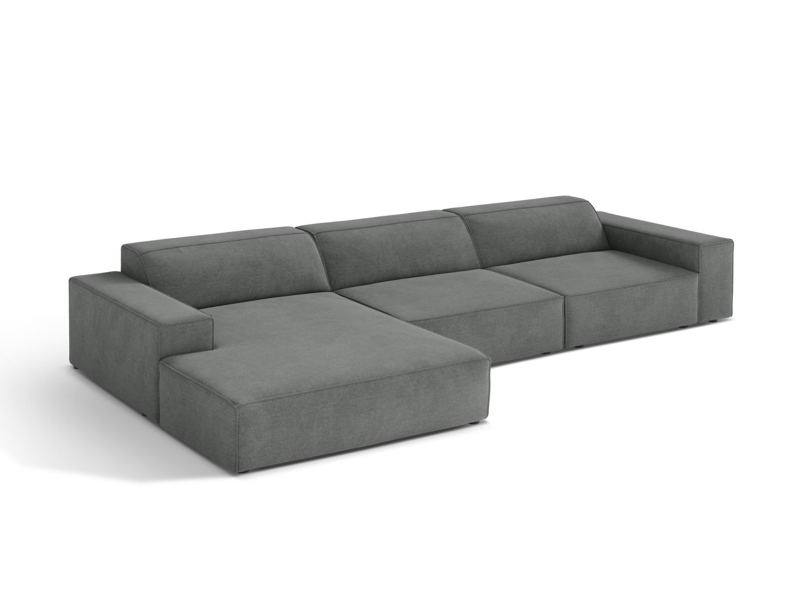 Modular Left Corner Sofa, "Jodie", 4 Seats, 284x162x77
