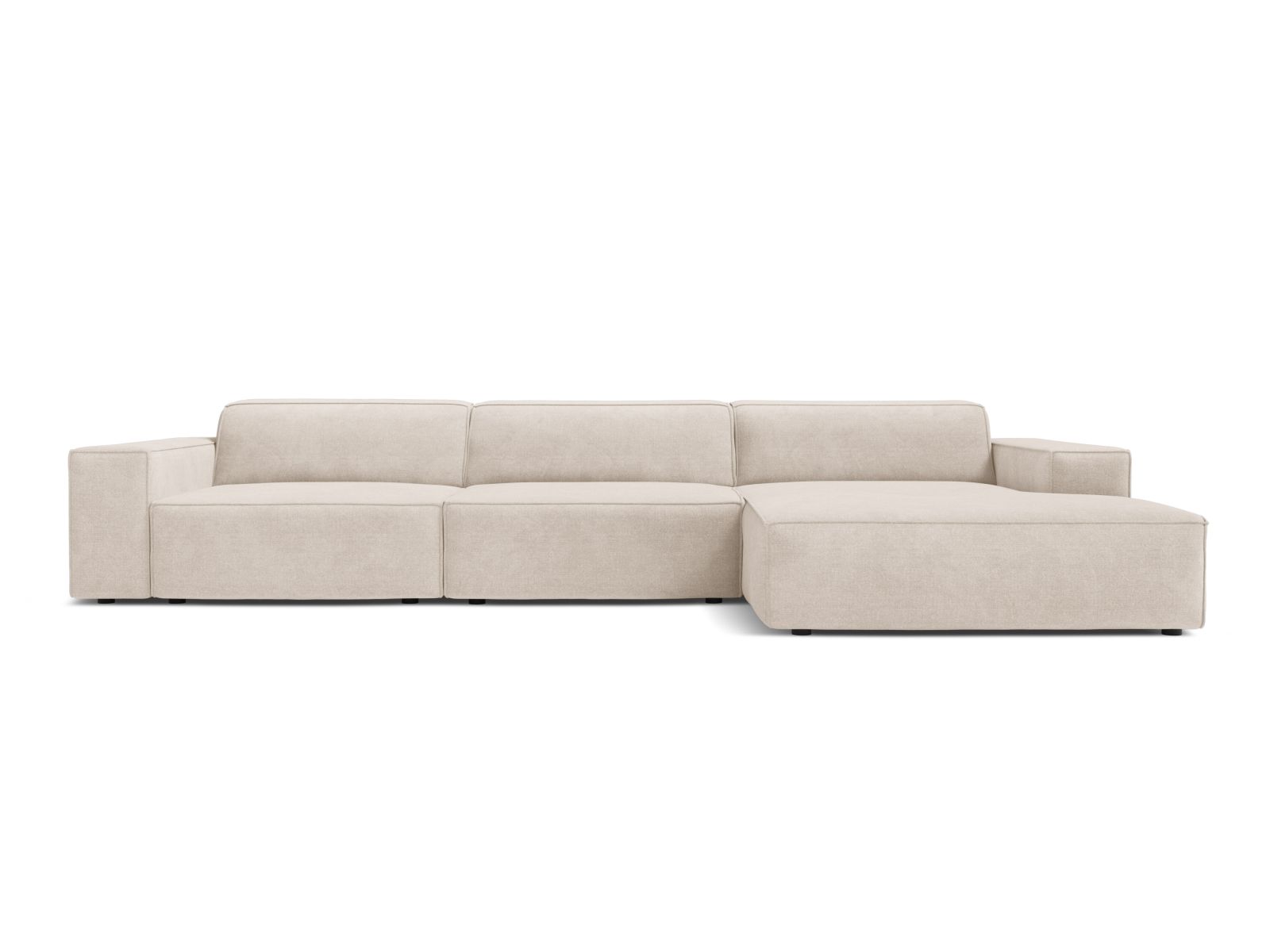 Modular Right Corner Sofa, "Jodie", 4 Seats, 284x162x77