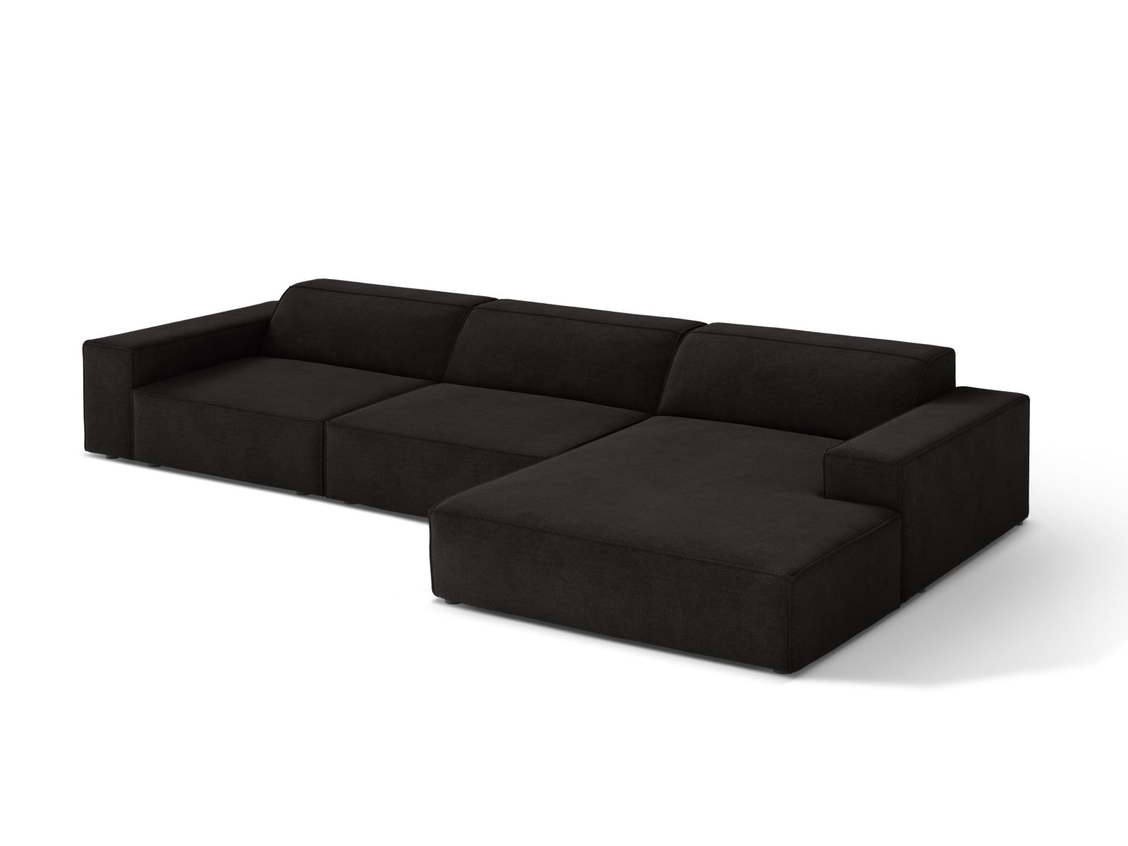Modular Right Corner Sofa, "Jodie", 4 Seats, 284x162x77