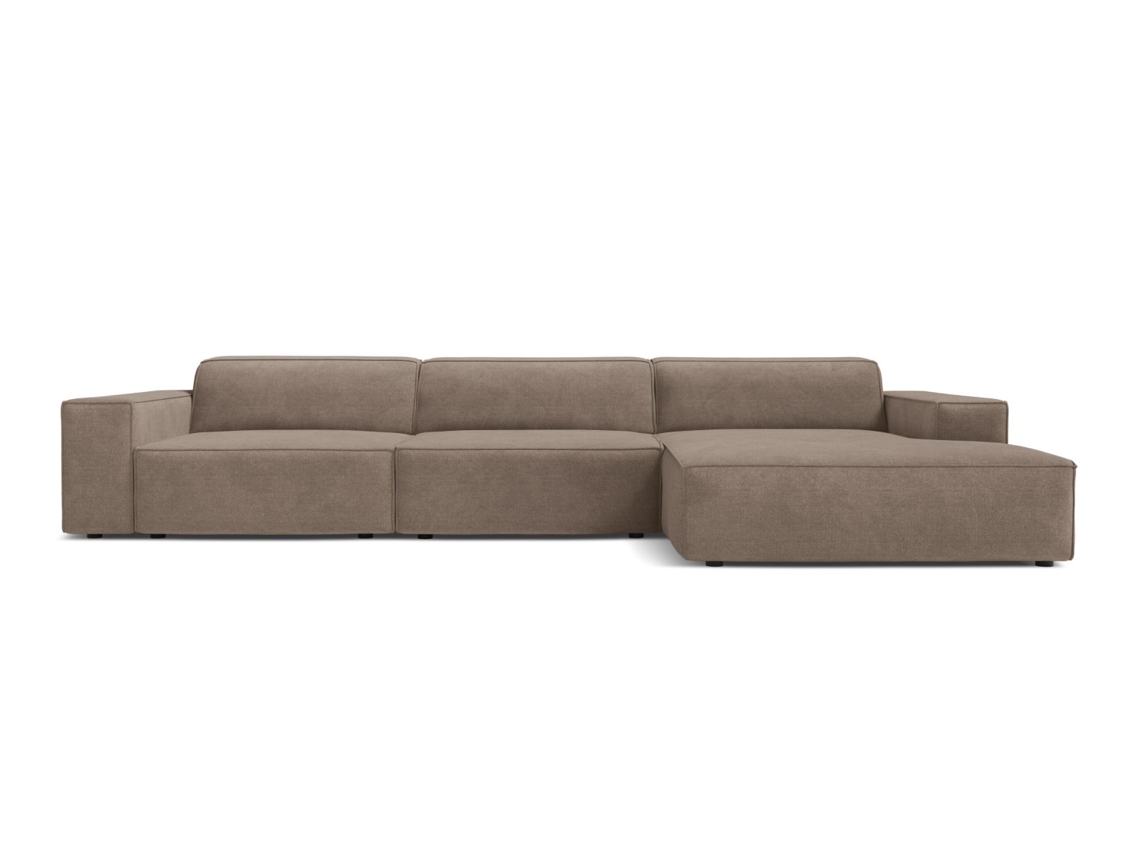 Modular Right Corner Sofa, "Jodie", 4 Seats, 284x162x77