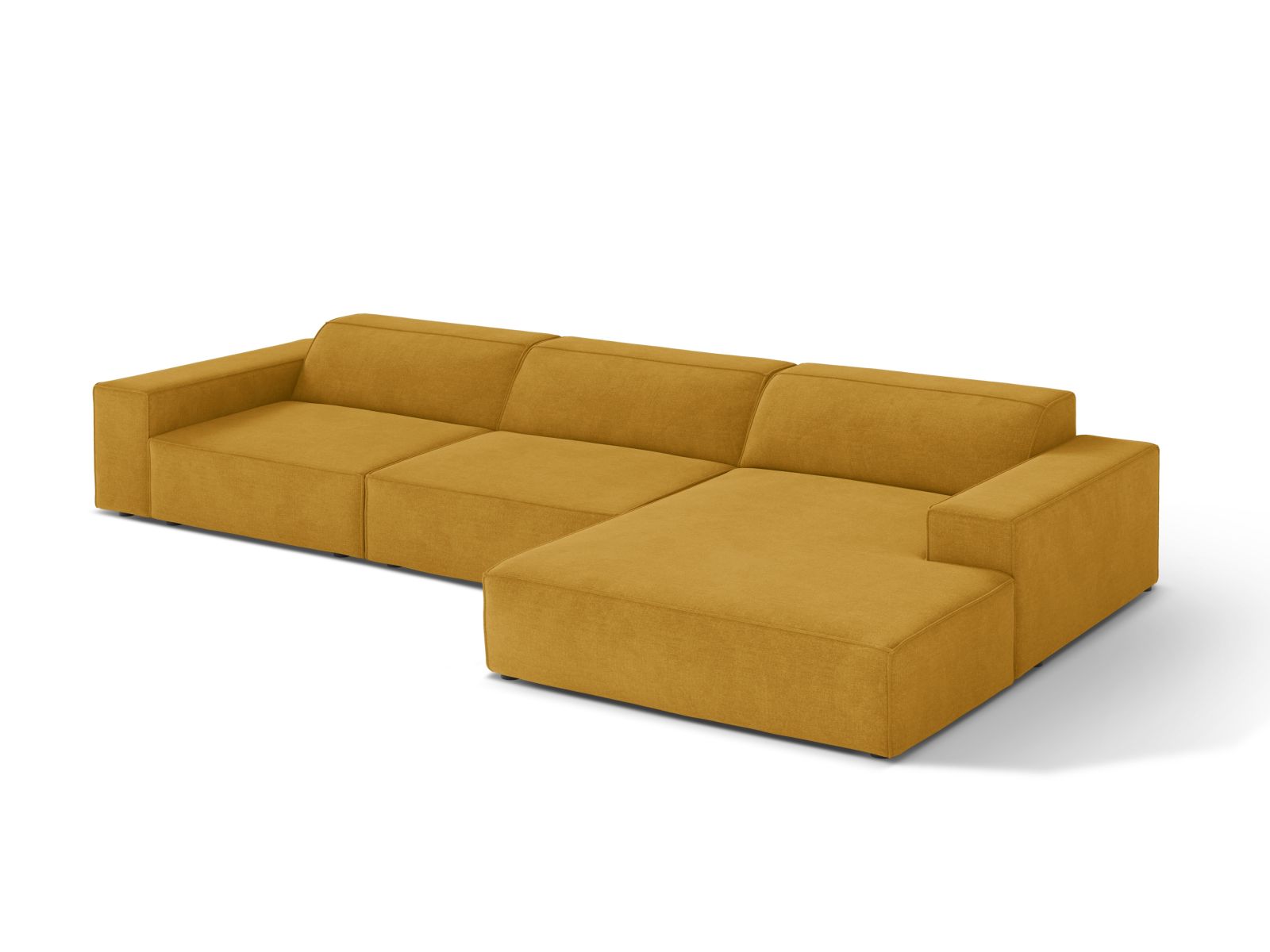 Modular Right Corner Sofa, "Jodie", 4 Seats, 284x162x77