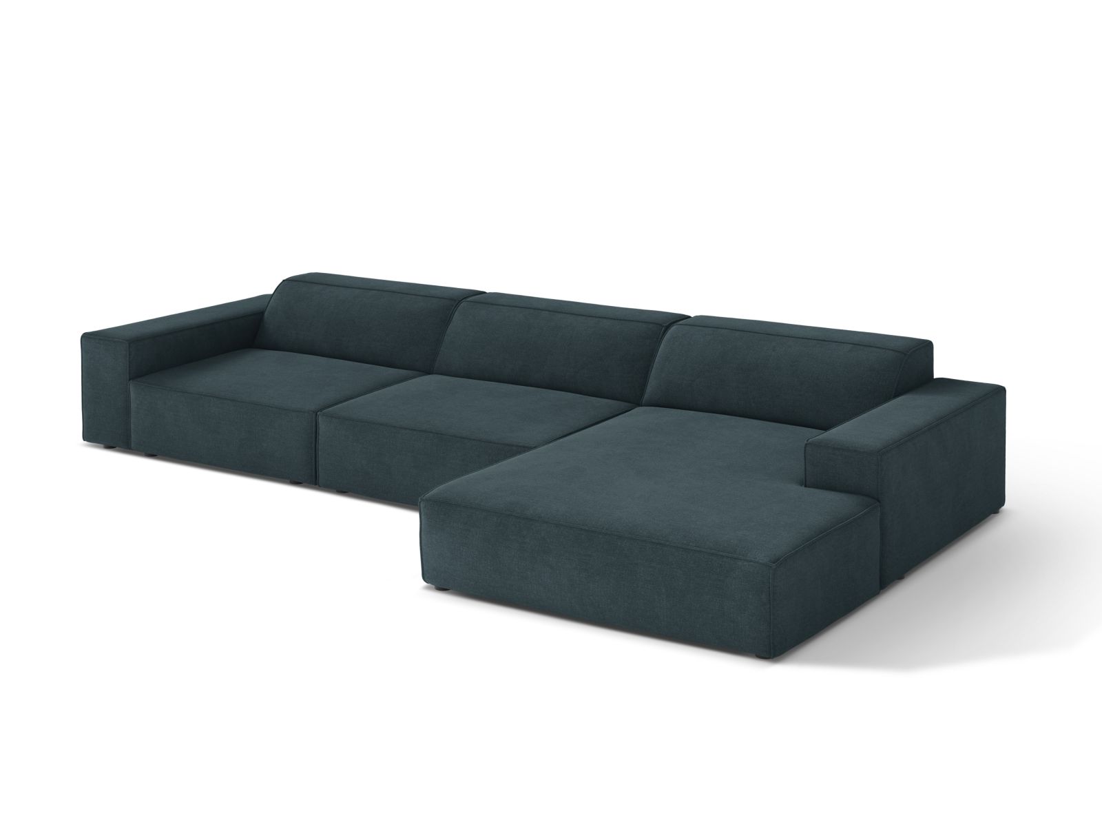 Modular Right Corner Sofa, "Jodie", 4 Seats, 284x162x77