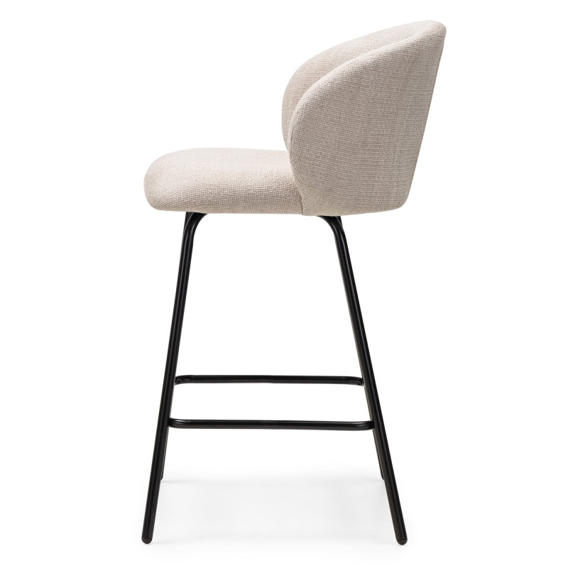 Hoker barowy Larisa, jasnobeżowy/czarne nogi