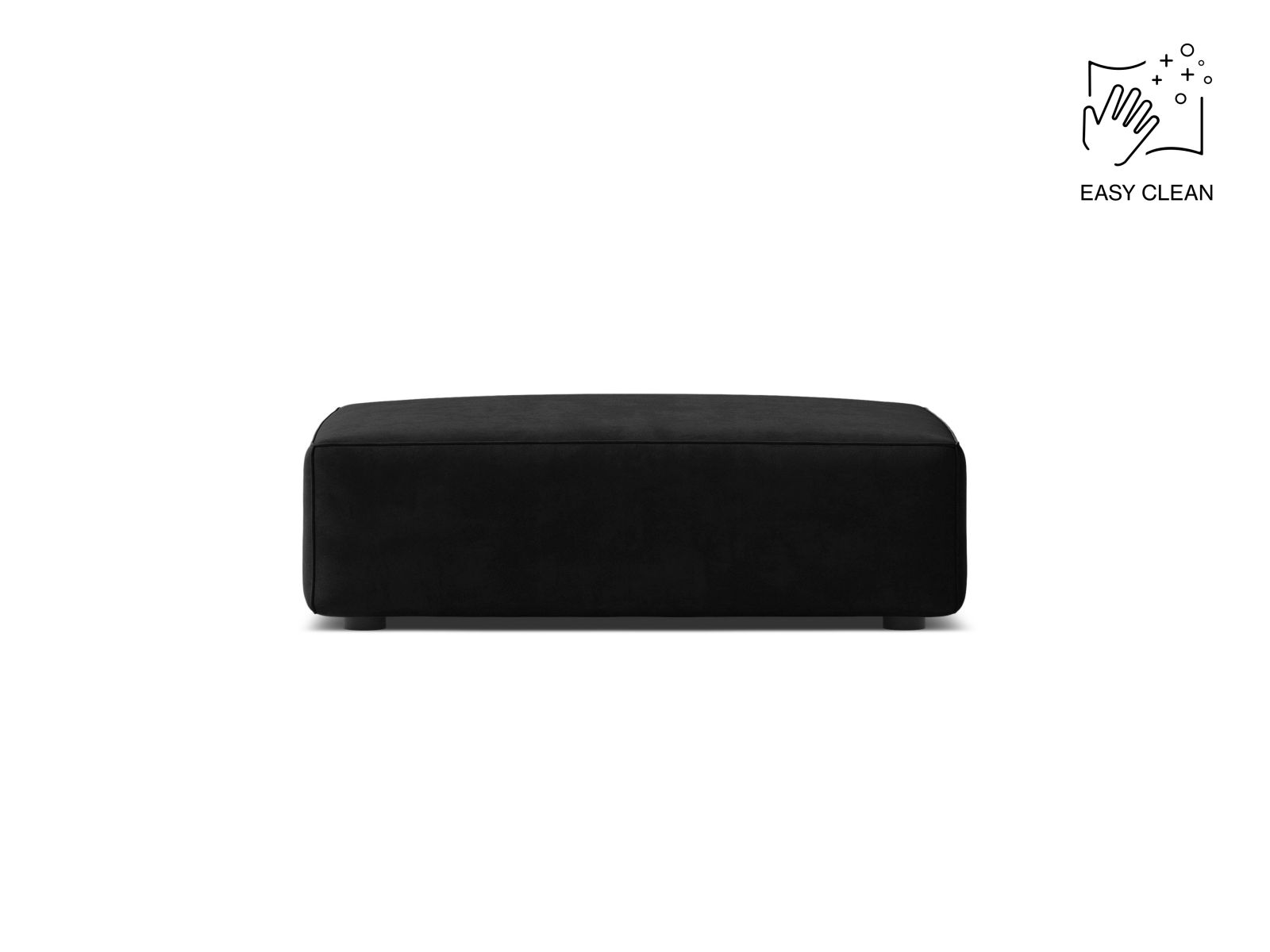 Velvet Pouf, "Jodie", 1 Seat, 99x80x40