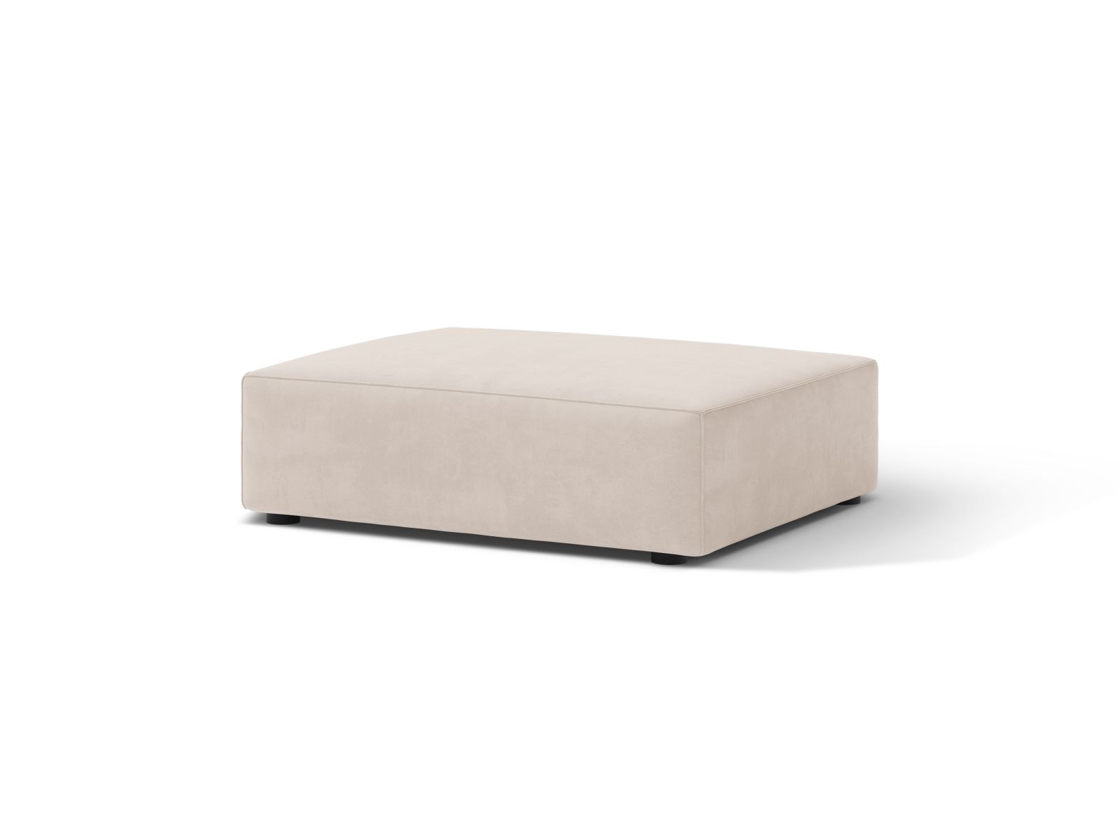 Velvet Pouf, "Jodie", 1 Seat, 99x80x40