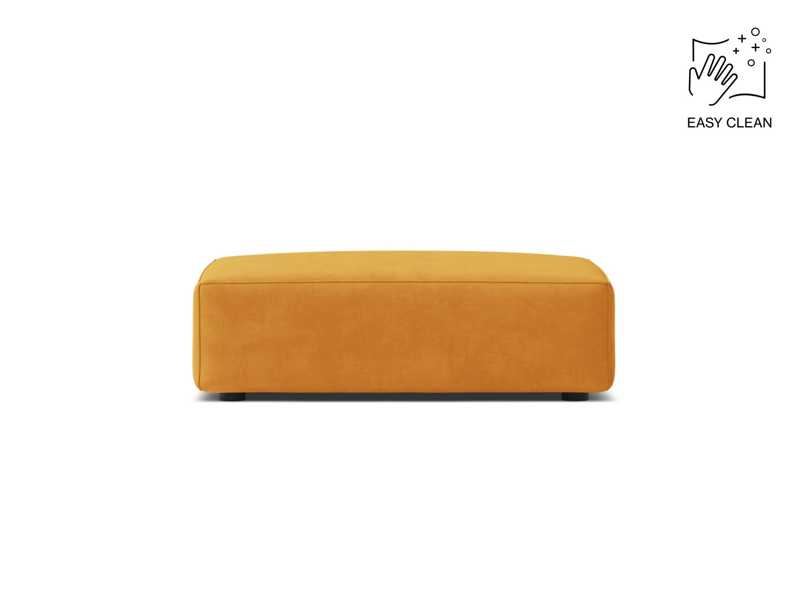 Velvet Pouf, "Jodie", 1 Seat, 99x80x40