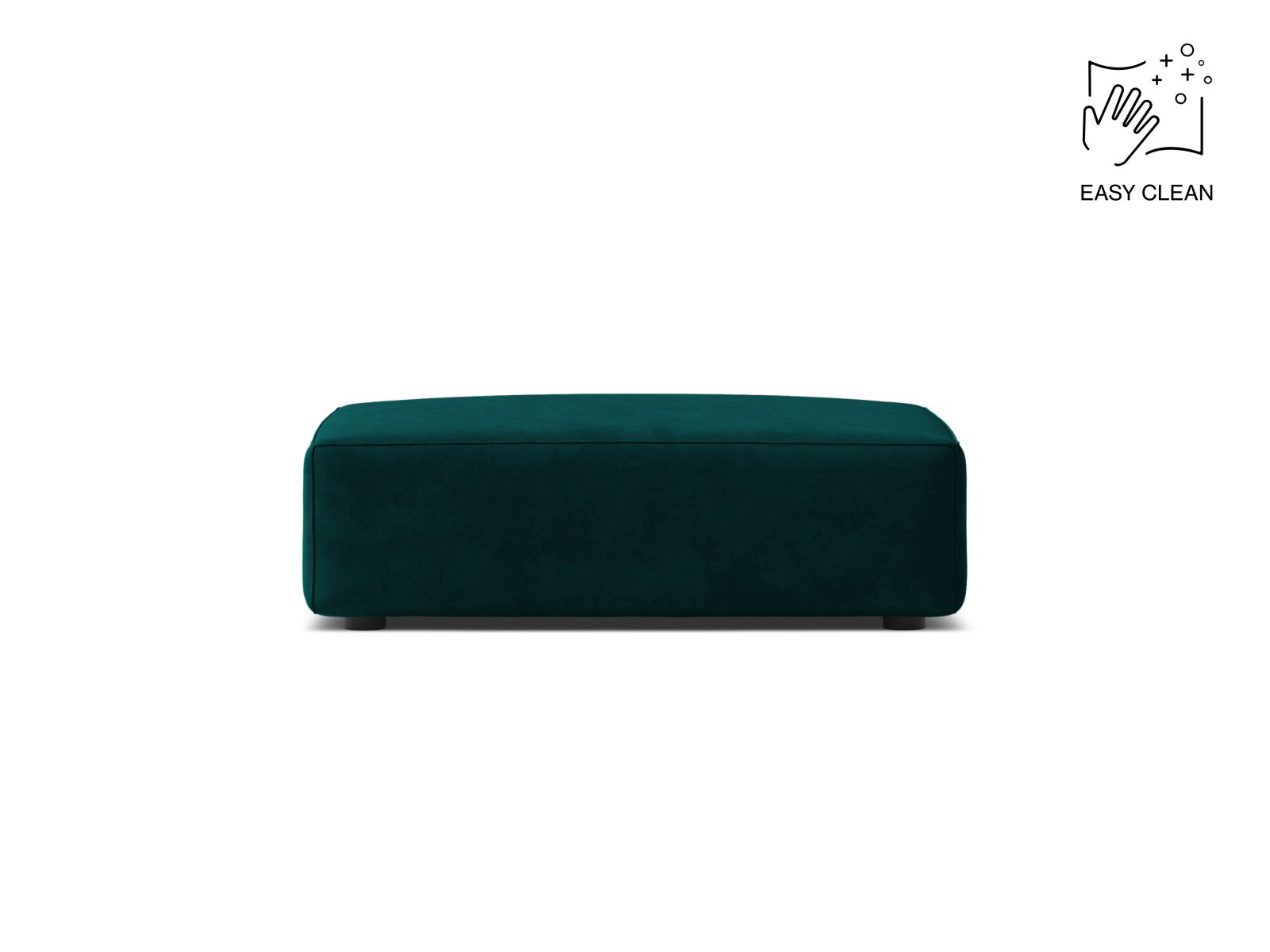 Velvet Pouf, "Jodie", 1 Seat, 99x80x40