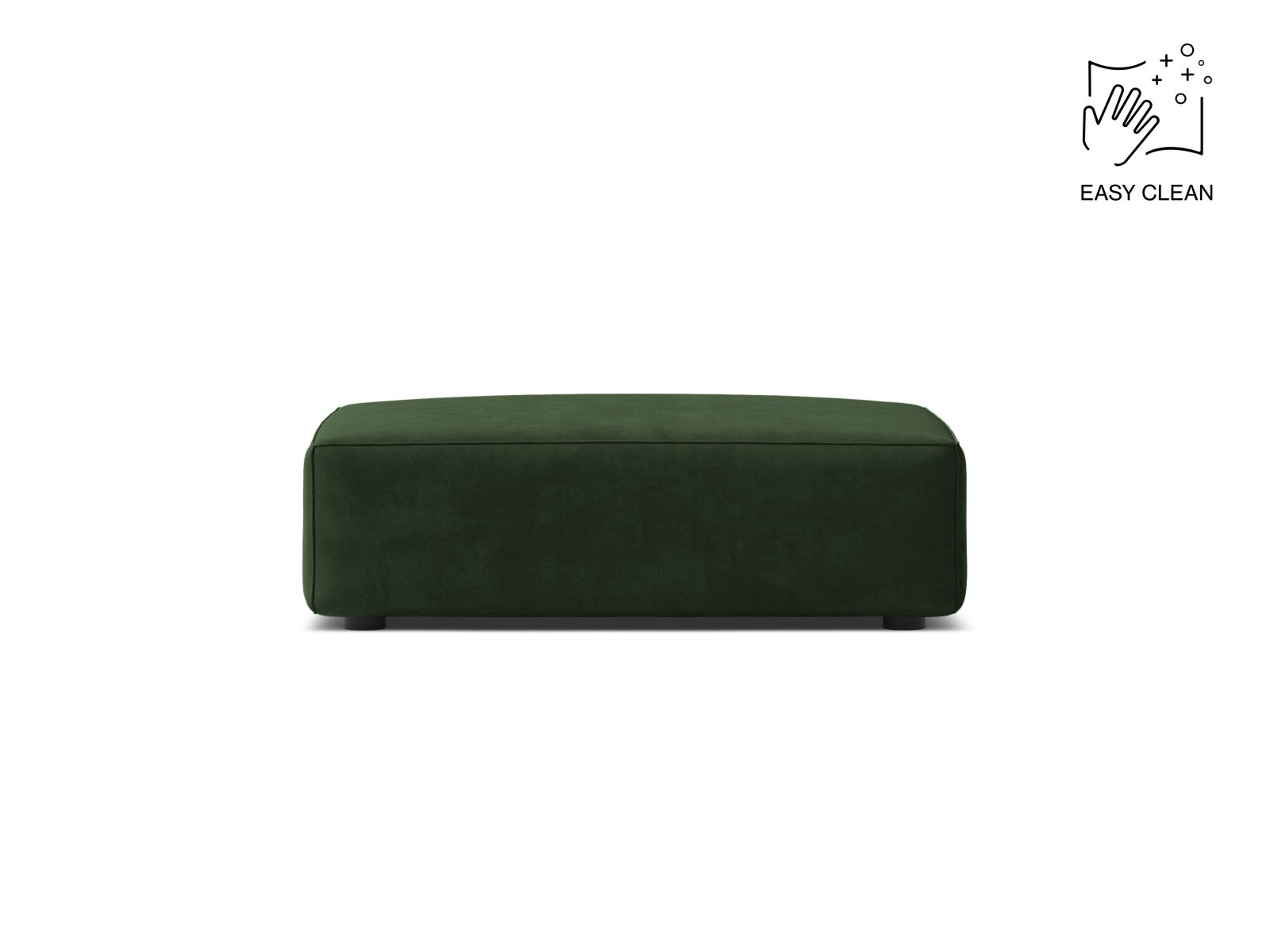 Velvet Pouf, "Jodie", 1 Seat, 99x80x40