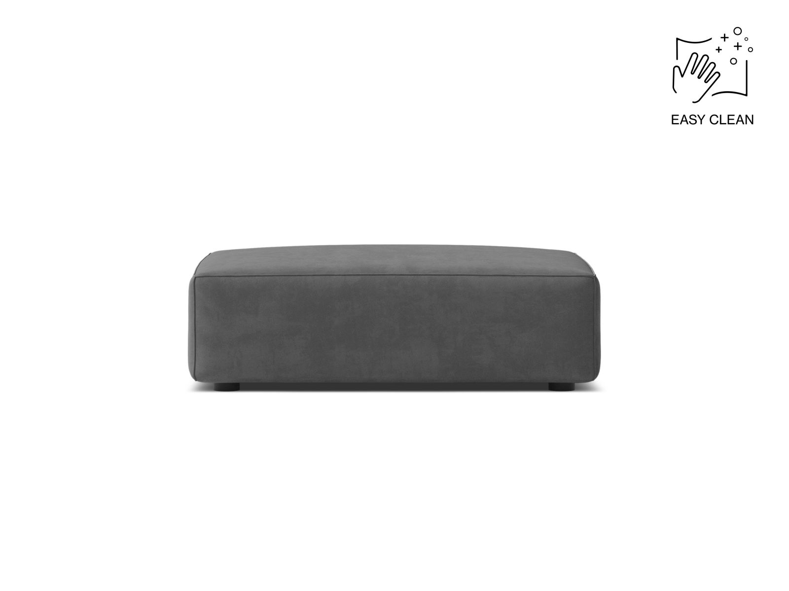 Velvet Pouf, "Jodie", 1 Seat, 99x80x40
