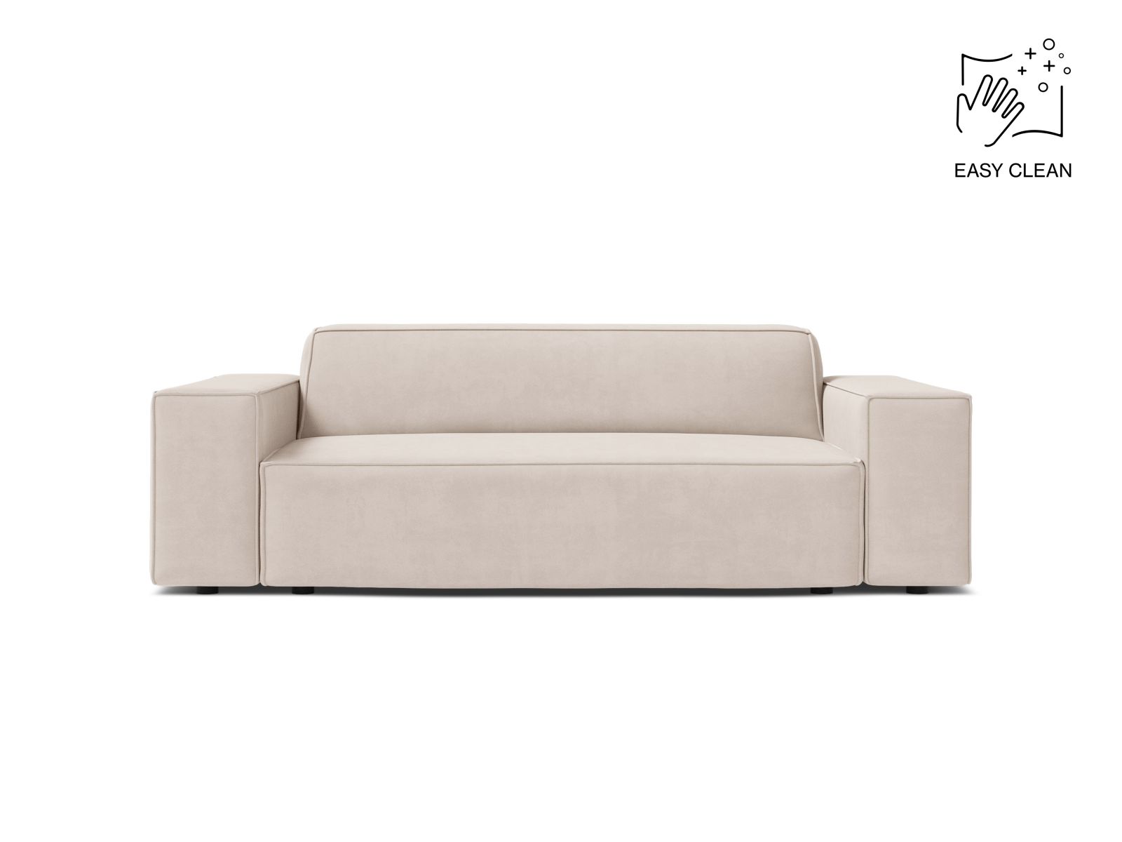 Velvet Sofa, "Jodie", 2 Seats, 175x99x77