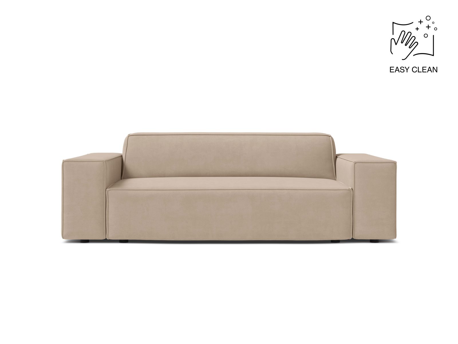 Velvet Sofa, "Jodie", 2 Seats, 175x99x77
