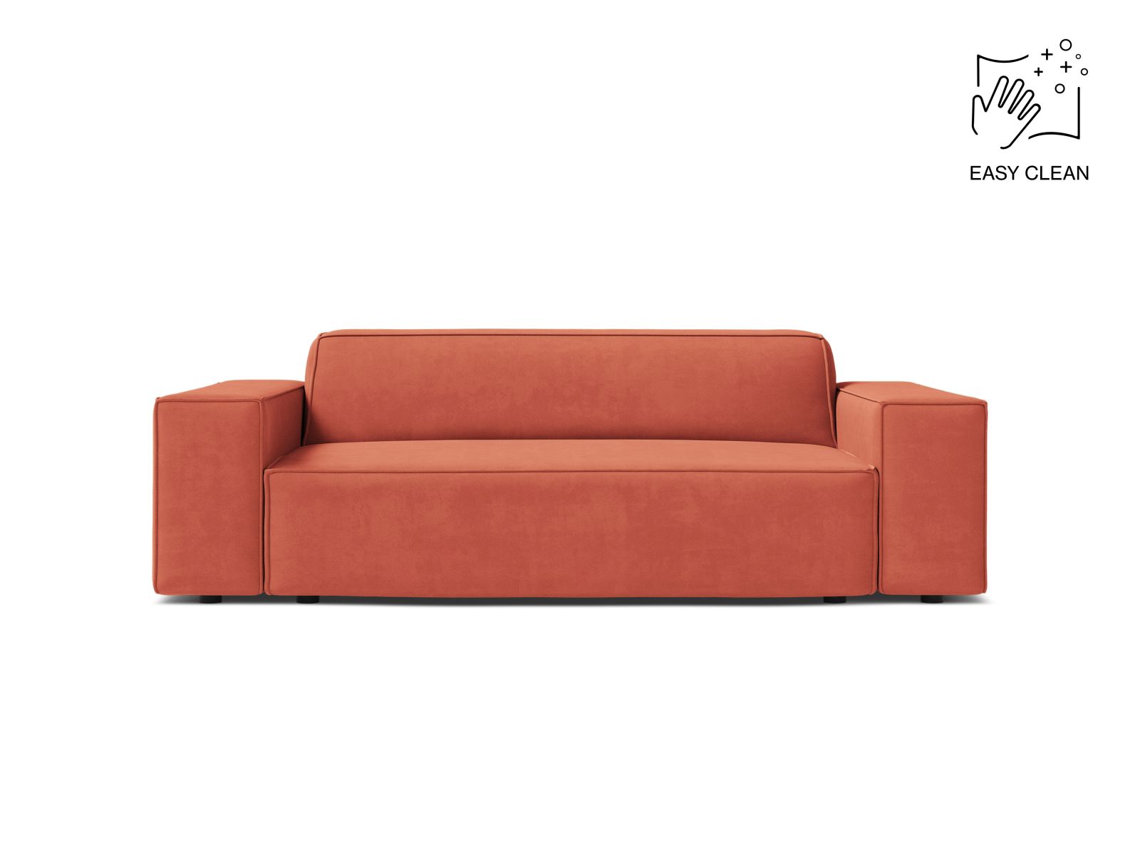Velvet Sofa, "Jodie", 2 Seats, 175x99x77