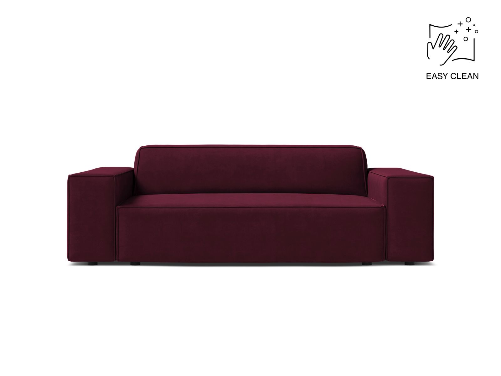 Velvet Sofa, "Jodie", 2 Seats, 175x99x77