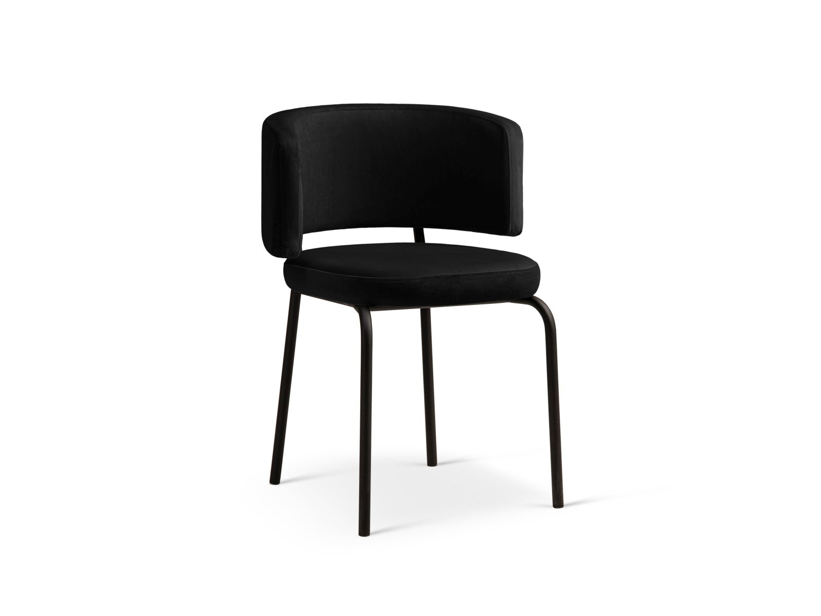 Velvet Chair, "Dora", 1 Seat, 58x57x75