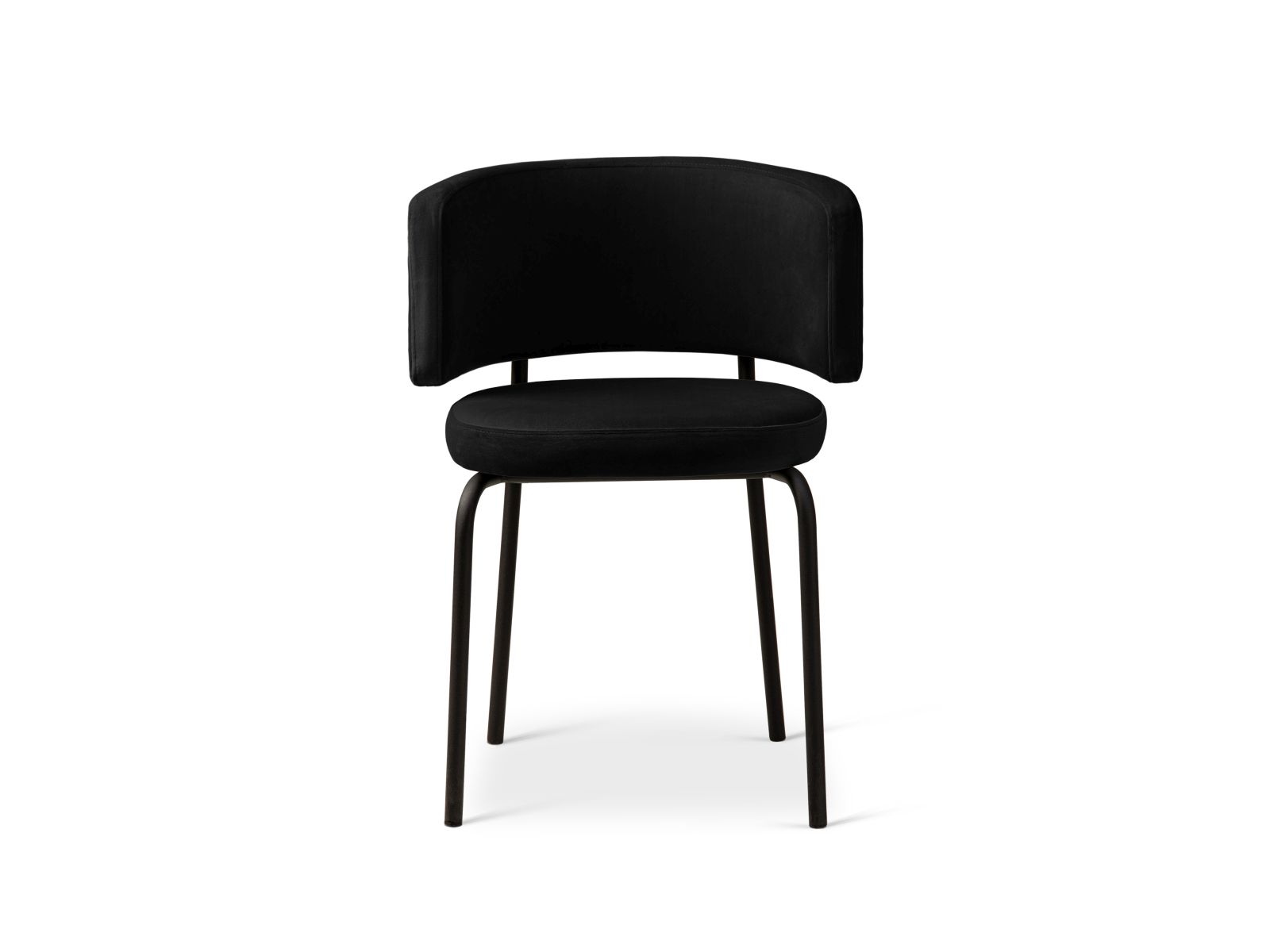 Velvet Chair, "Dora", 1 Seat, 58x57x75