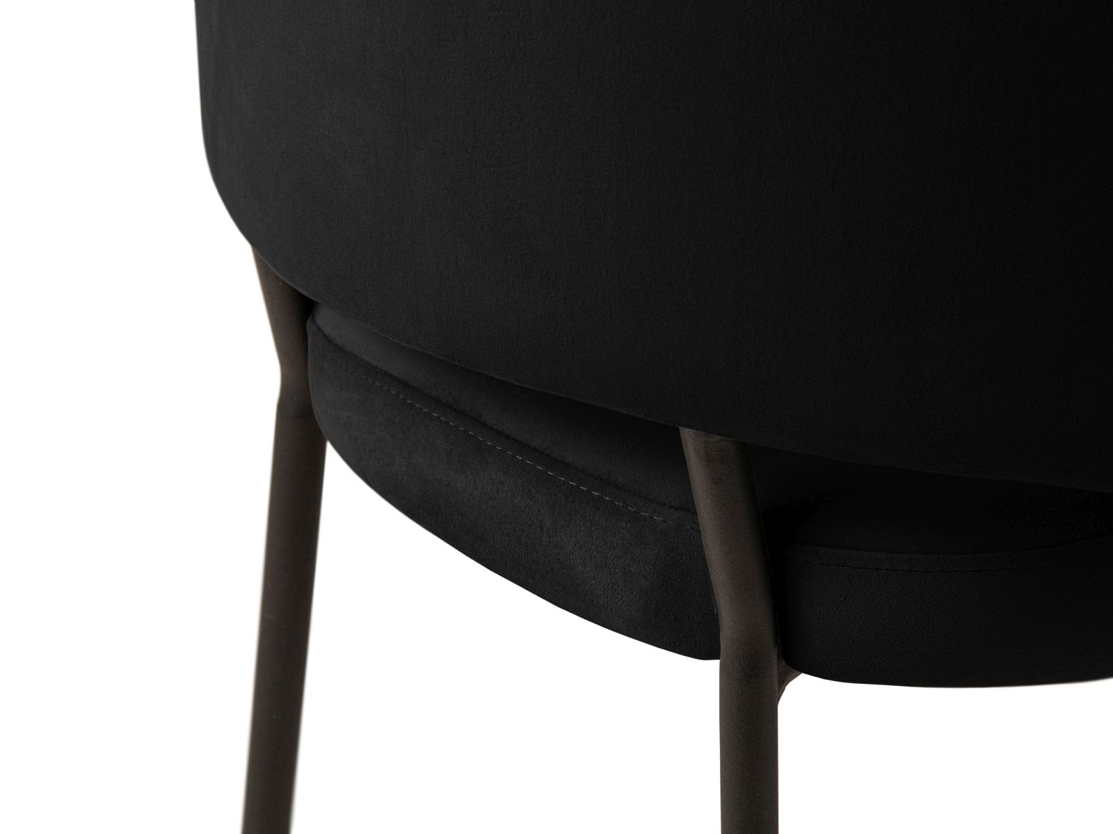 Velvet Chair, "Dora", 1 Seat, 58x57x75