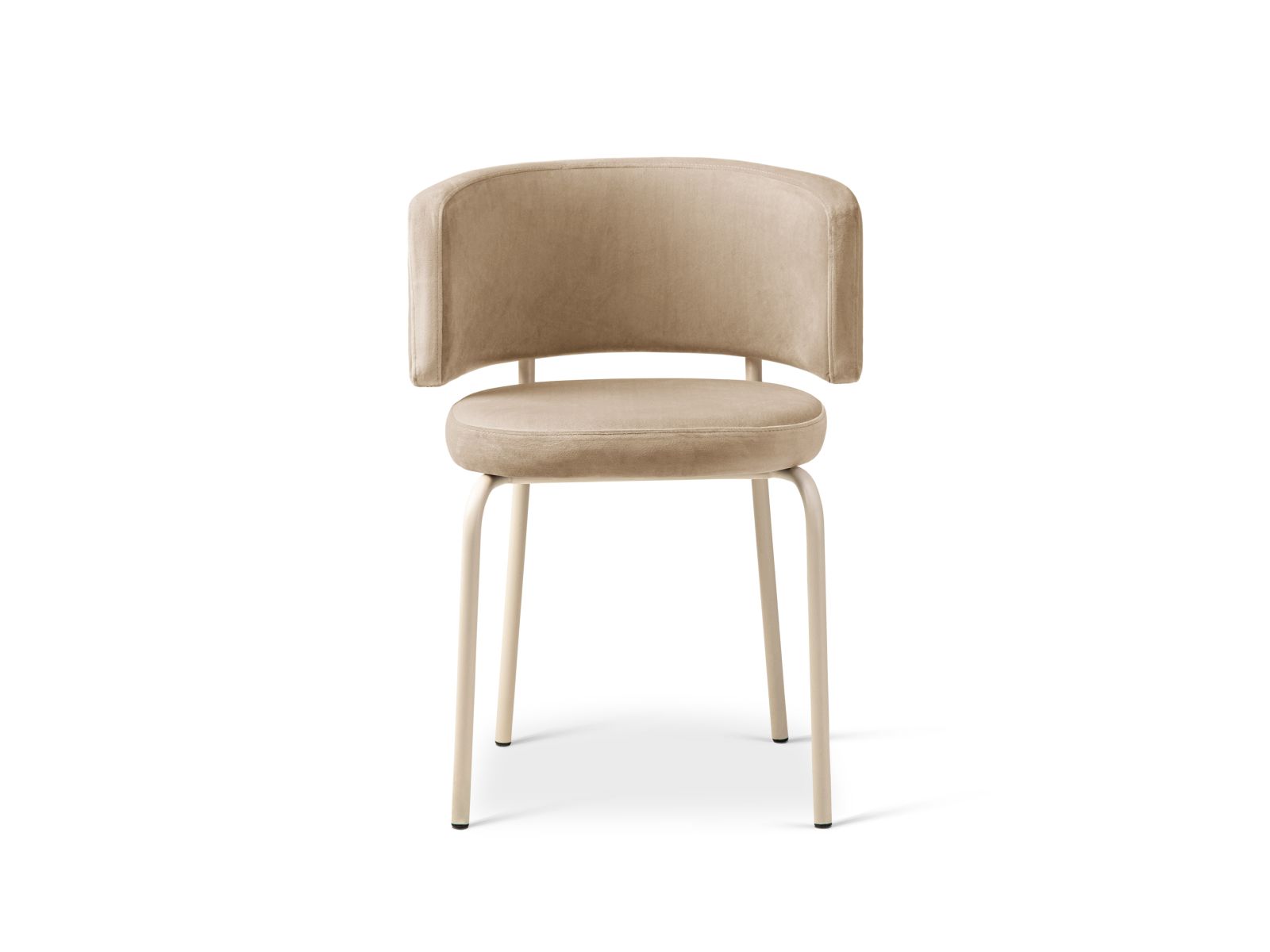 Velvet Chair, "Dora", 1 Seat, 58x57x75
