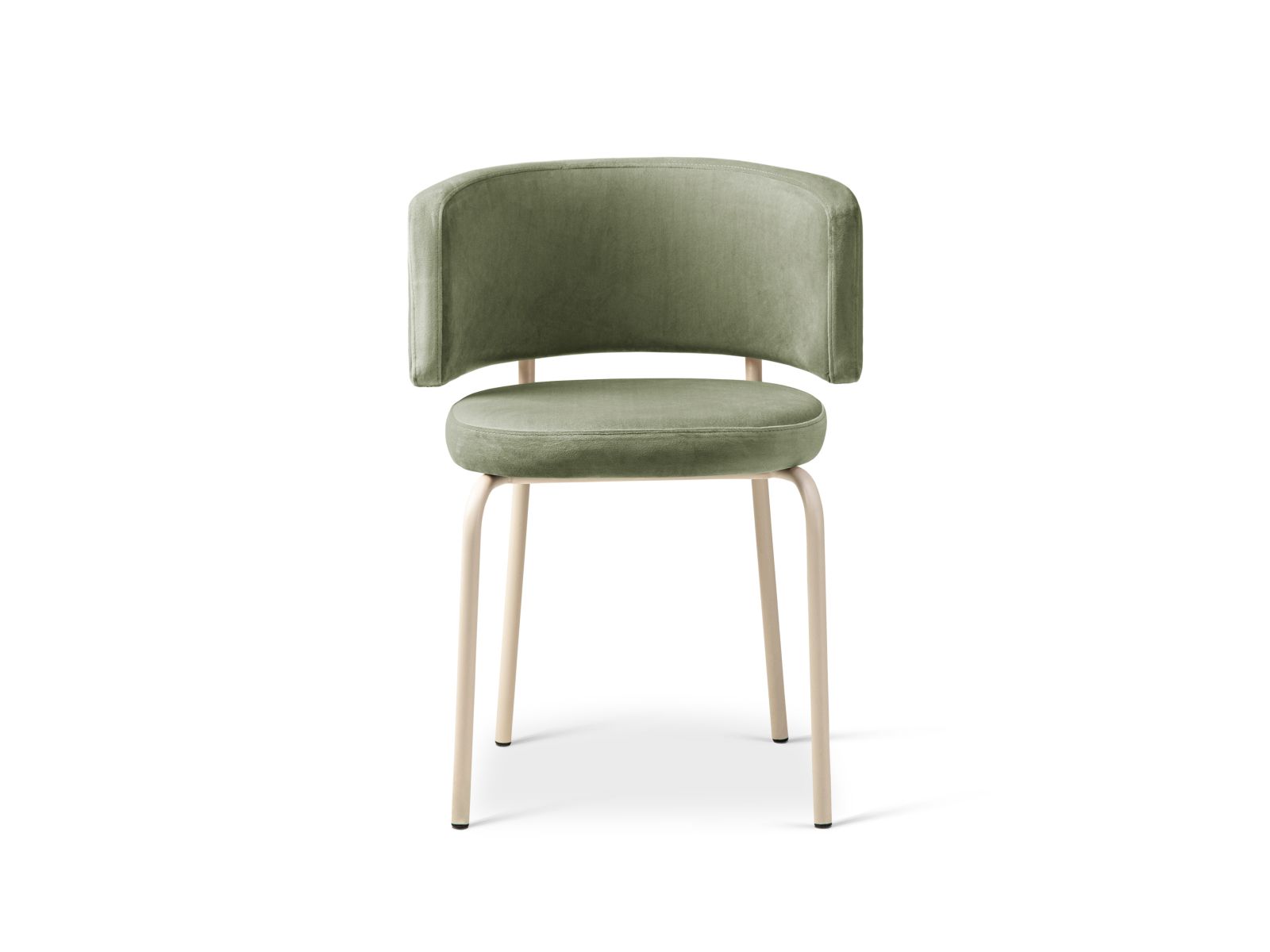 Velvet Chair, "Dora", 1 Seat, 58x57x75