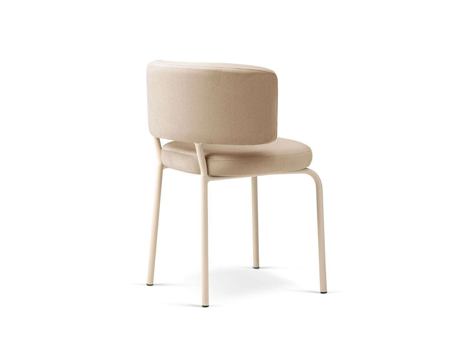 Velvet Chair, "Dora", 1 Seat, 58x57x75