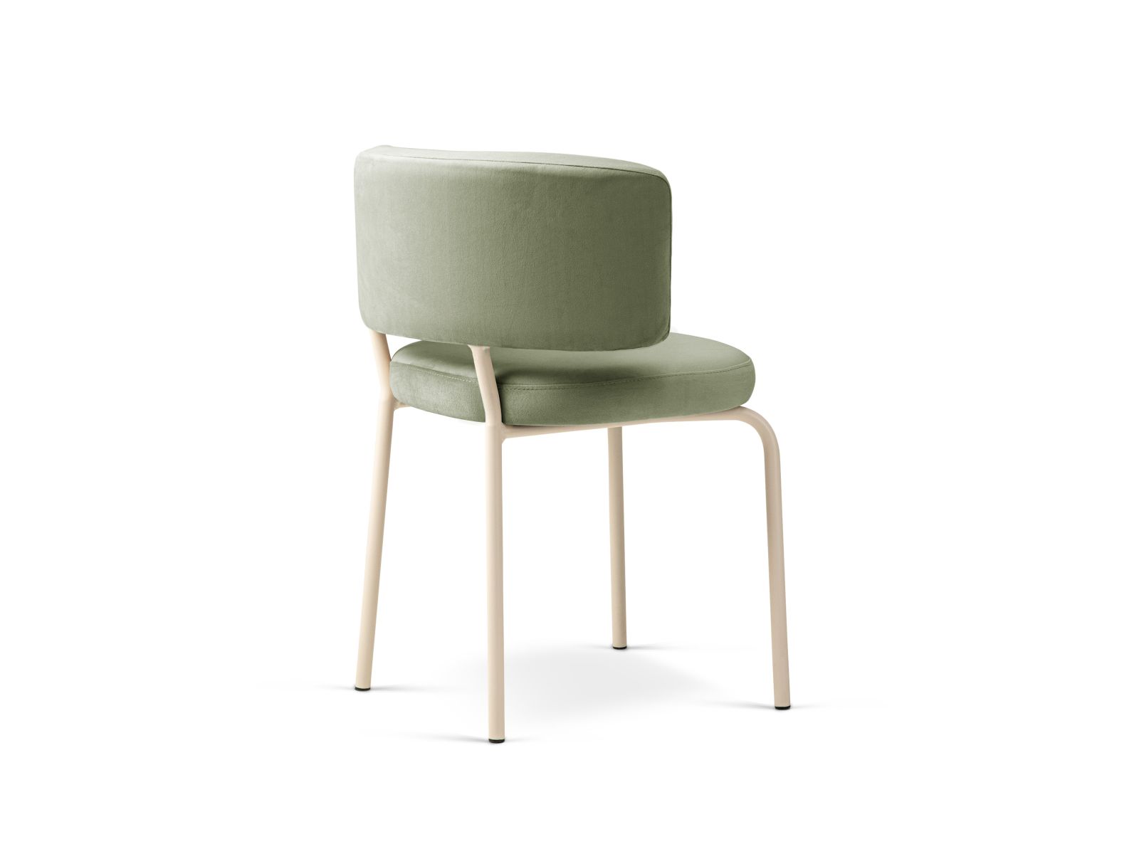 Velvet Chair, "Dora", 1 Seat, 58x57x75
