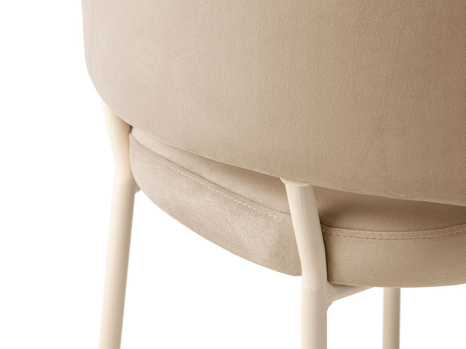 Velvet Chair, "Dora", 1 Seat, 58x57x75