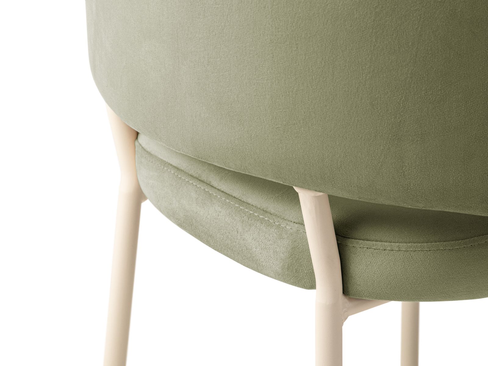 Velvet Chair, "Dora", 1 Seat, 58x57x75