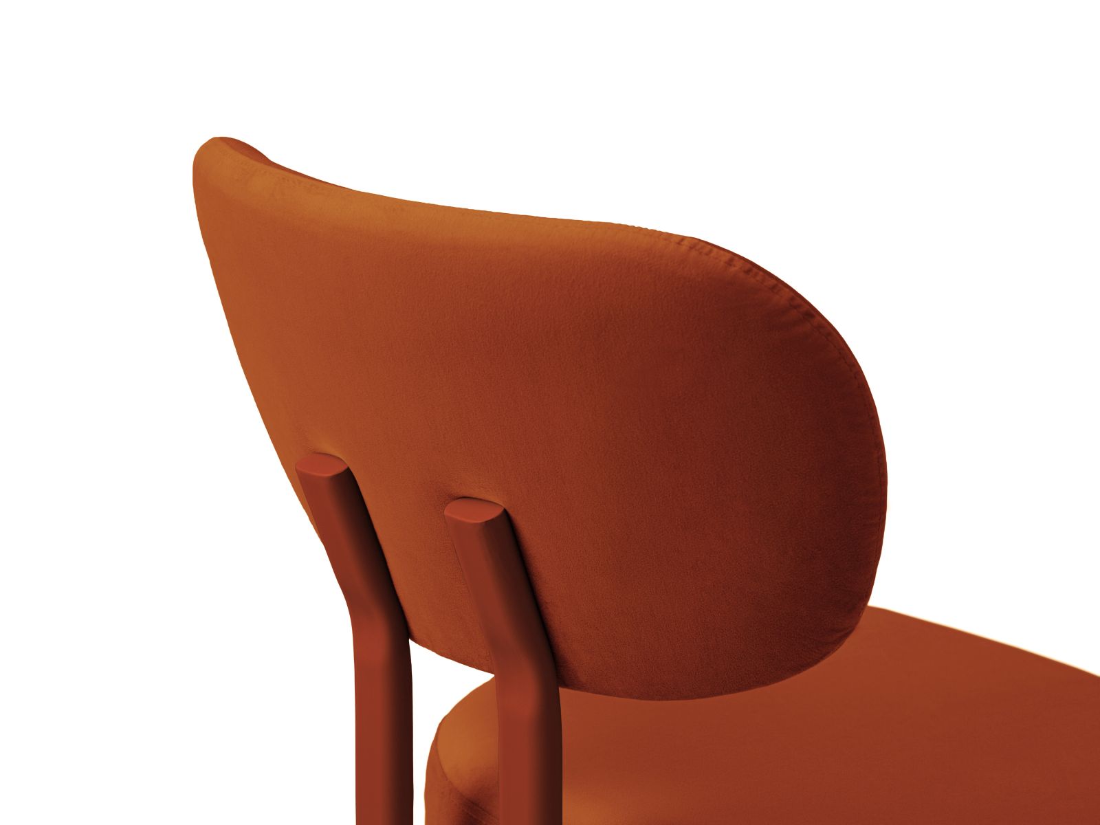 Velvet Chair, "Sam", 1 Seat, 51x52x82