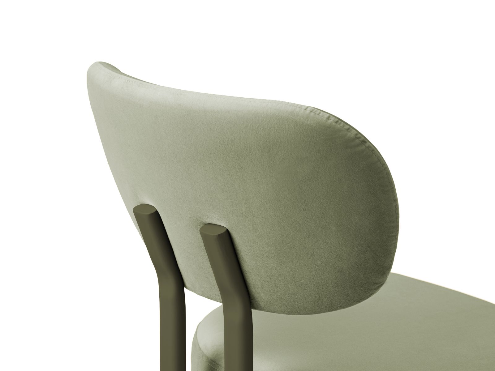 Velvet Chair, "Sam", 1 Seat, 51x52x82