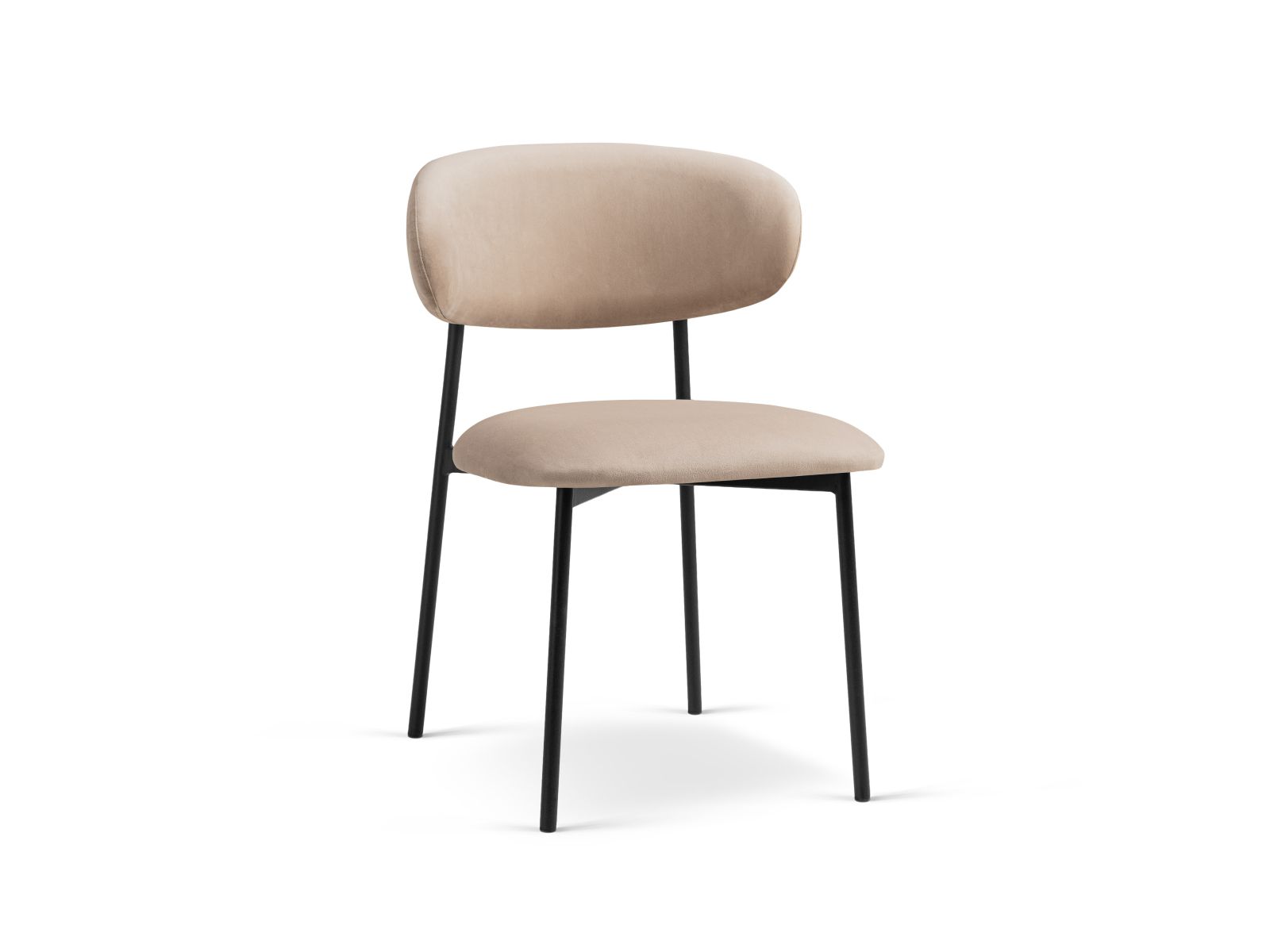 Velvet Chair, "Nina", 1 Seat, 55x52x78