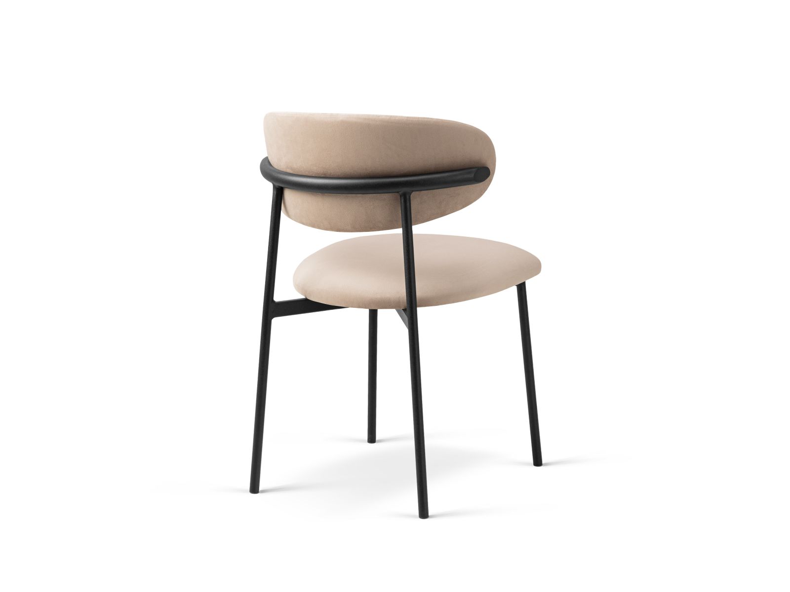 Velvet Chair, "Nina", 1 Seat, 55x52x78