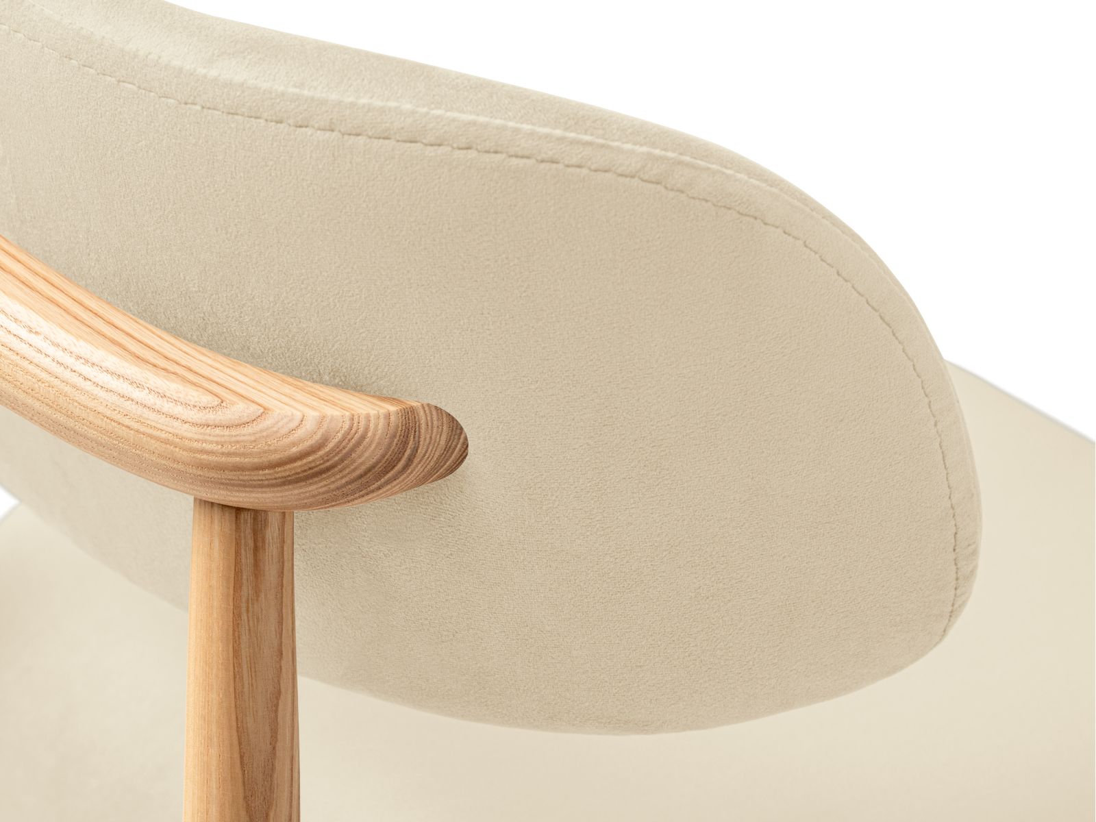Velvet Chair, "Evan", 1 Seat, 49.5x51x77