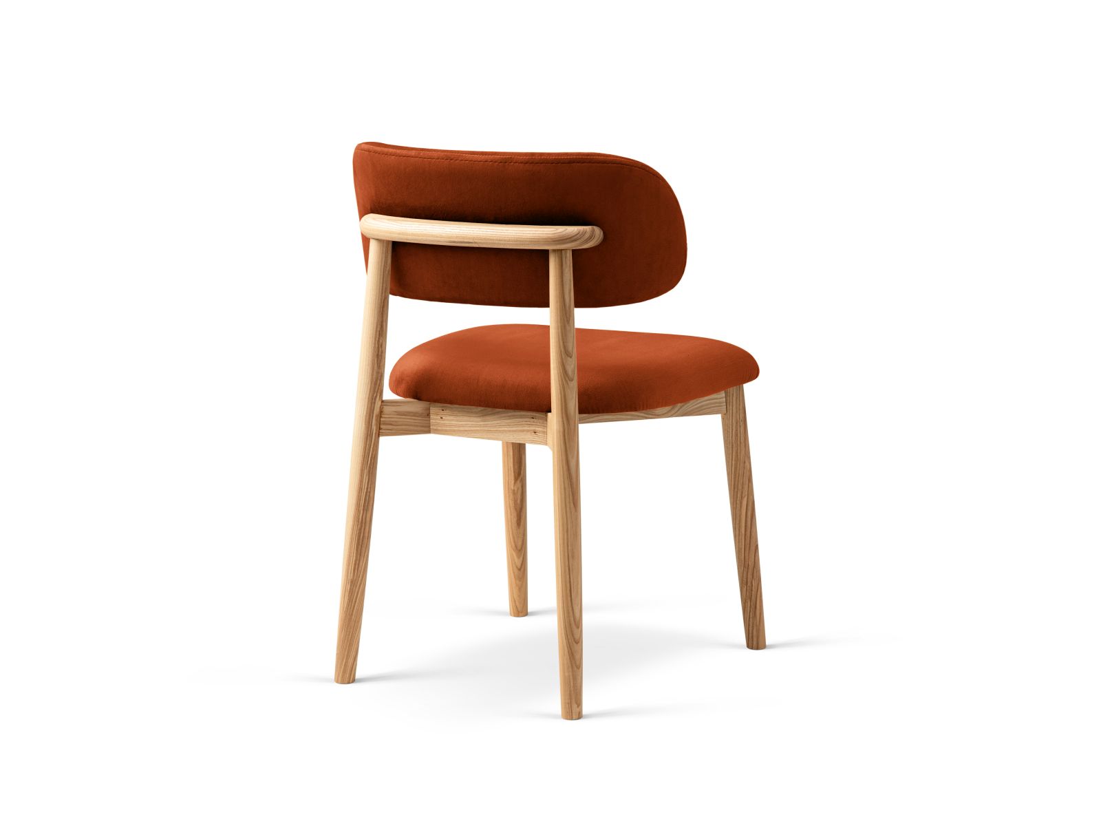 Velvet Chair, "Evan", 1 Seat, 49.5x51x77