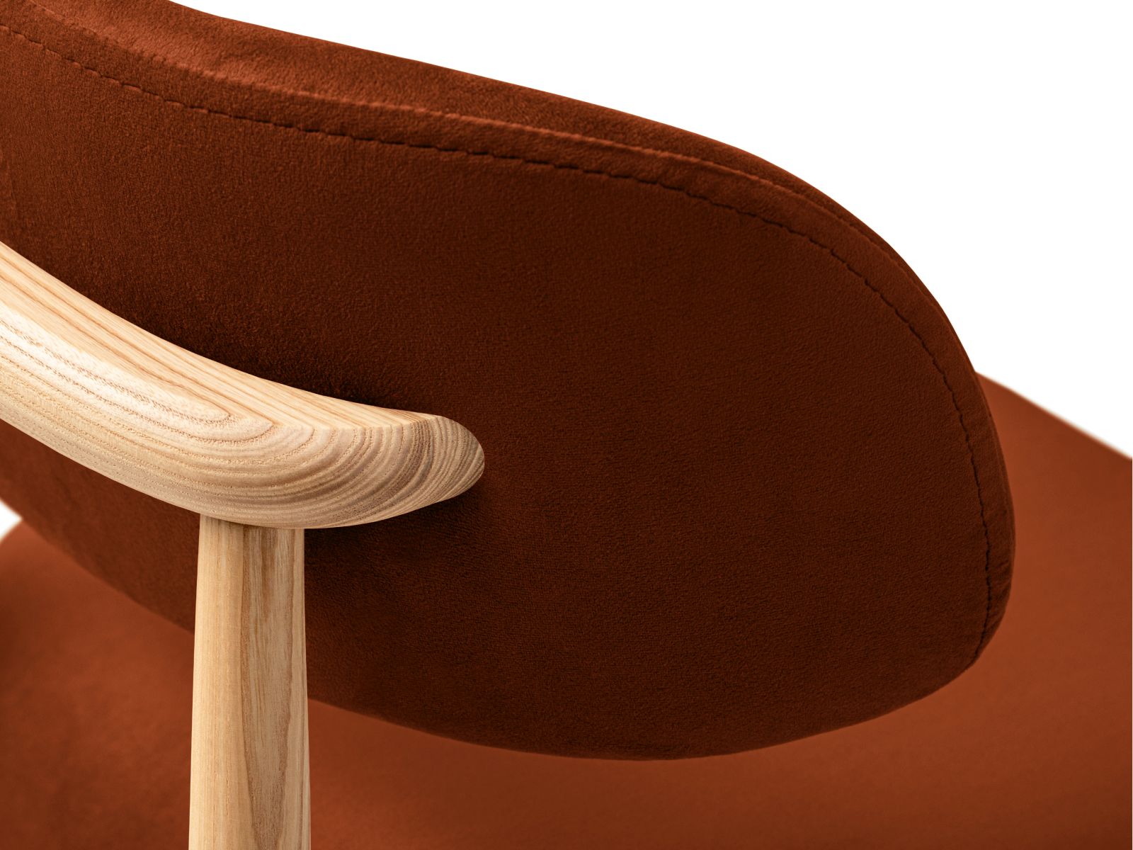 Velvet Chair, "Evan", 1 Seat, 49.5x51x77