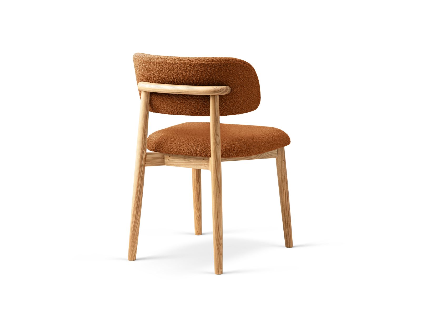 Boucle Chair, "Evan", 1 Seat, 49.5x51x77
