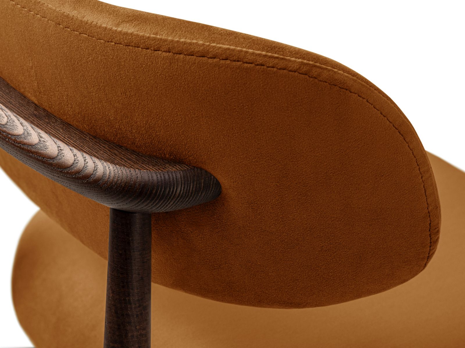 Velvet Chair, "Evan", 1 Seat, 49.5x51x77